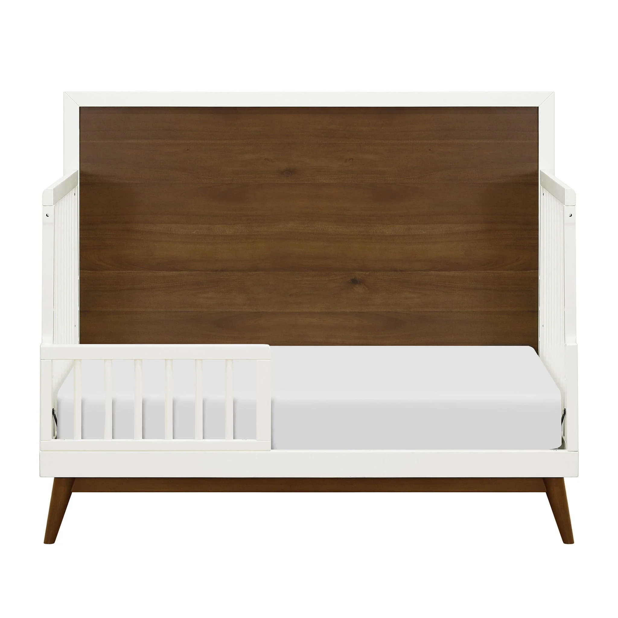 Couchette Convertible 4 en 1 Palma - Blanc Chaud / Noyer - Image 6