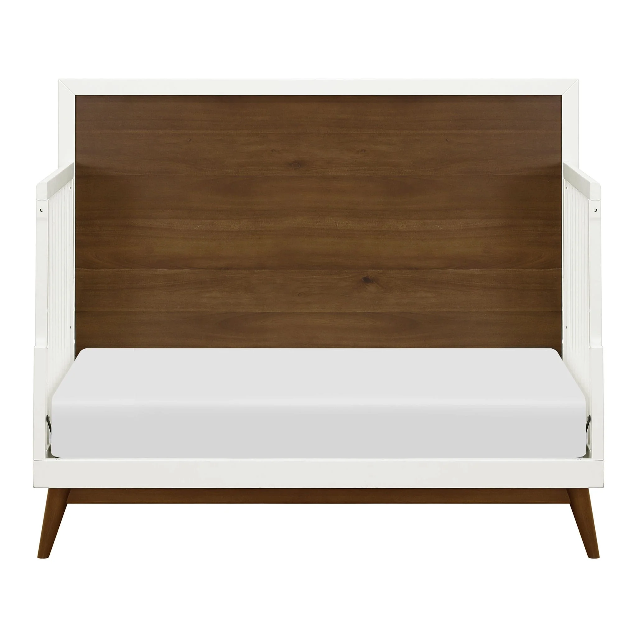 Couchette Convertible 4 en 1 Palma - Blanc Chaud / Noyer - Image 7