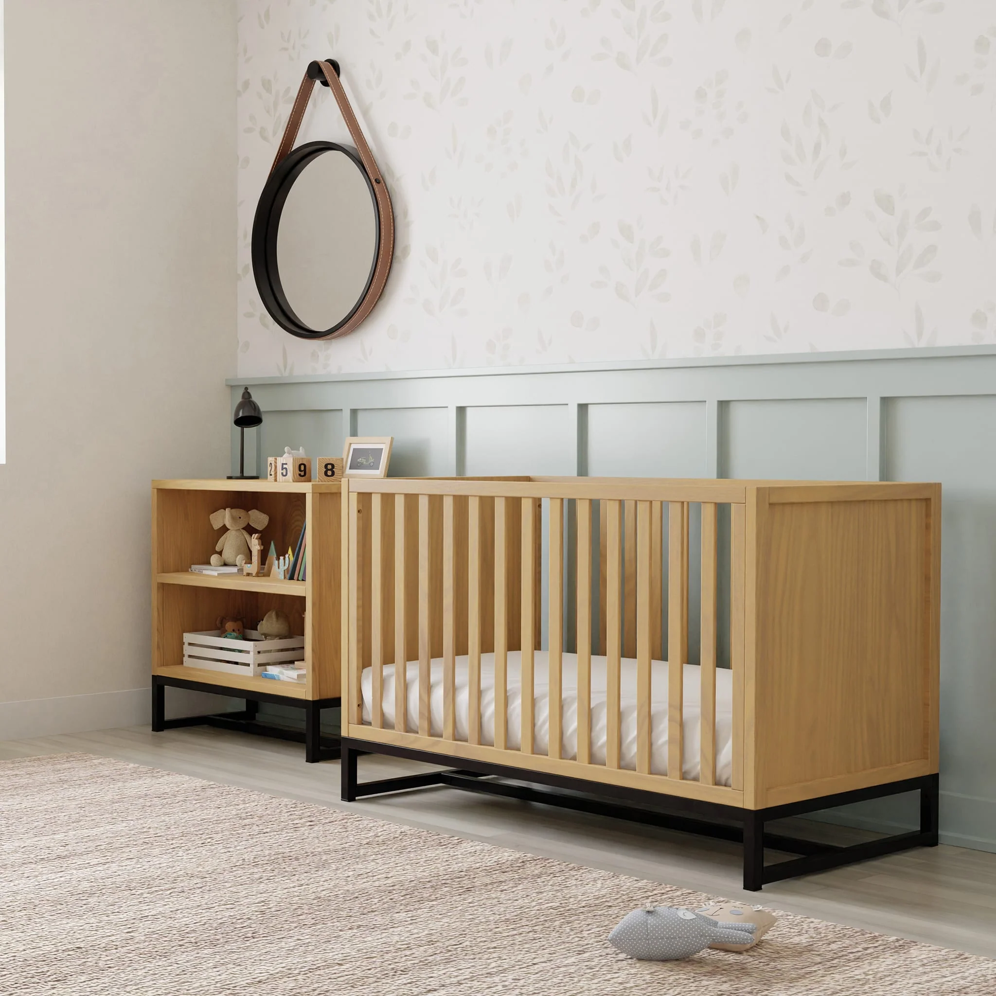 Couchette Convertible 4-en-1 Ryder - Miel - Image 9