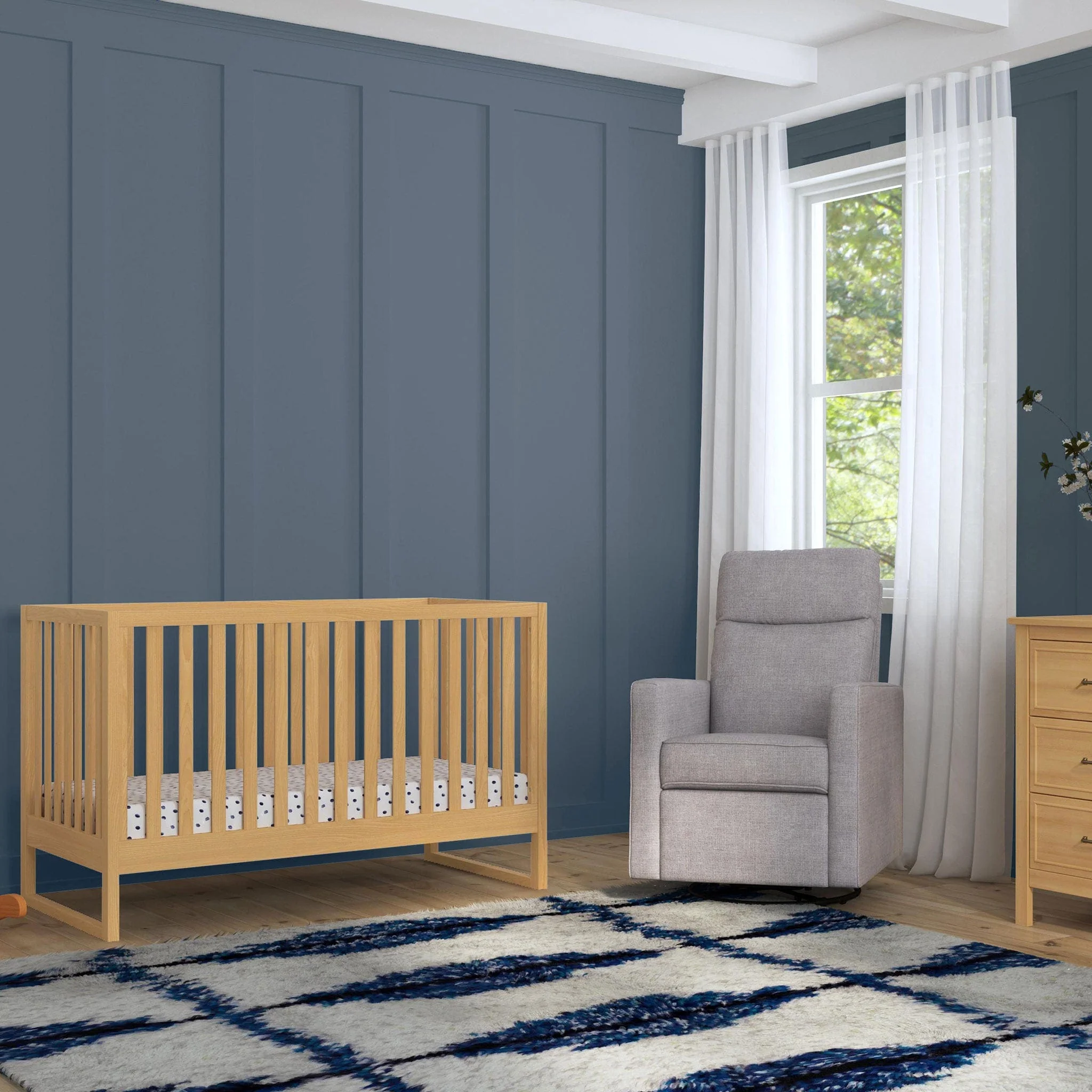 Couchette Convertible 3-en-1 Hunter - Miel - Image 11