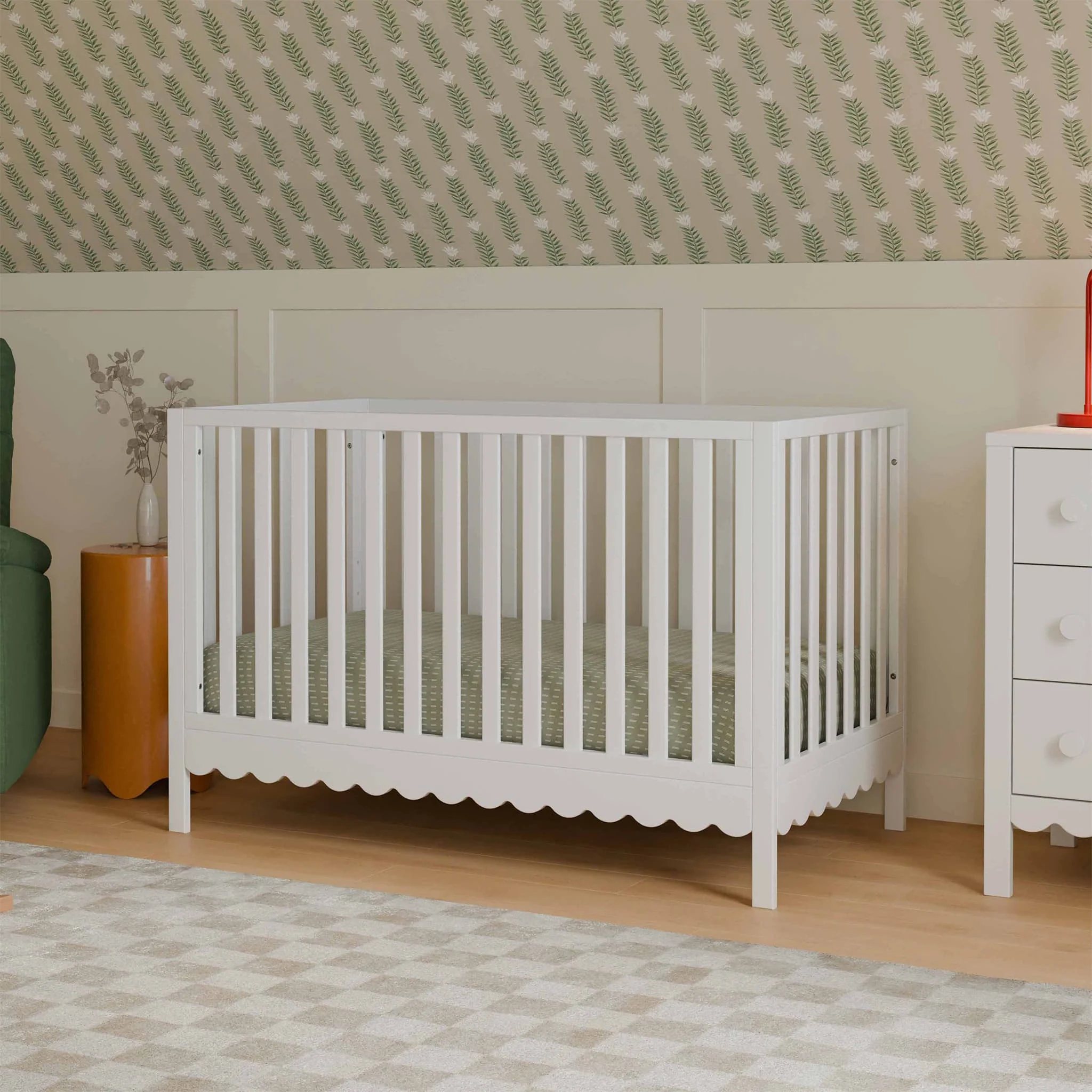 Couchette Convertible  4-en-1 Sammy Scallop -  Blanc - Image 2