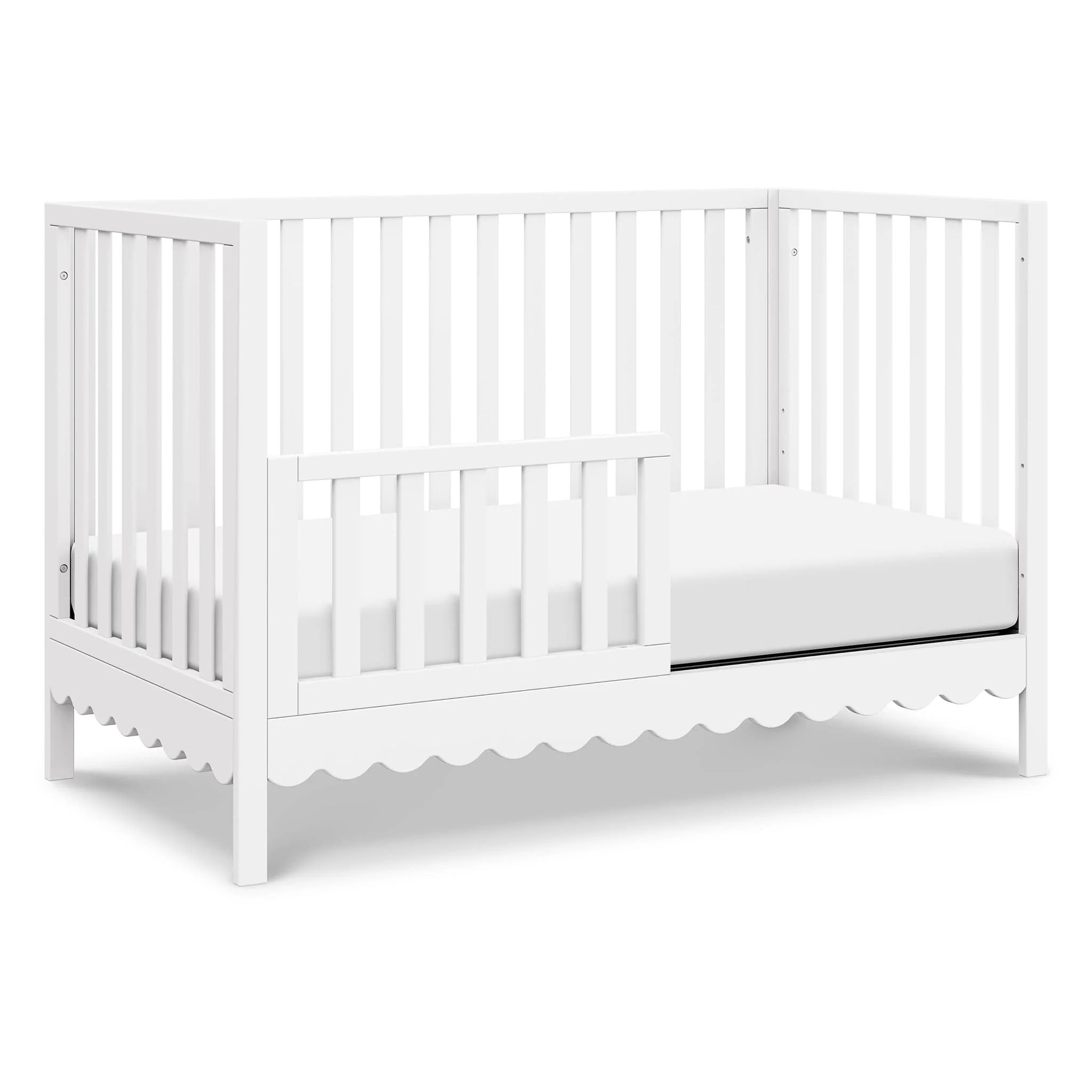 Couchette Convertible  4-en-1 Sammy Scallop -  Blanc - Image 4