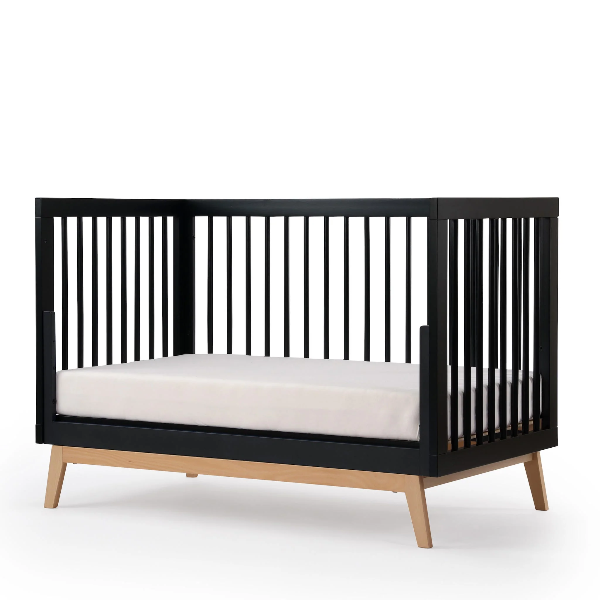 Couchette convertible 3-en-1 Soho - Noir / Naturel - Image 12