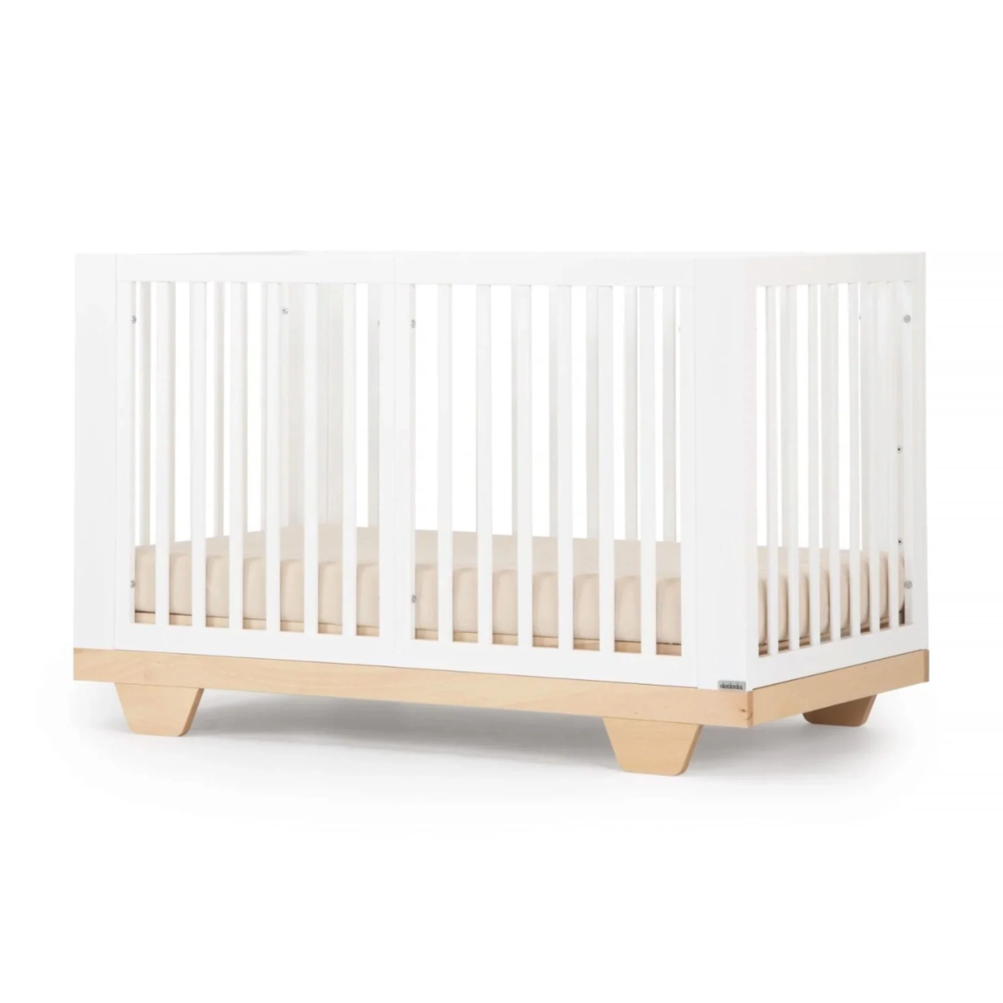 Couchette convertible 8 en 1 Spirit - Blanc/Naturel