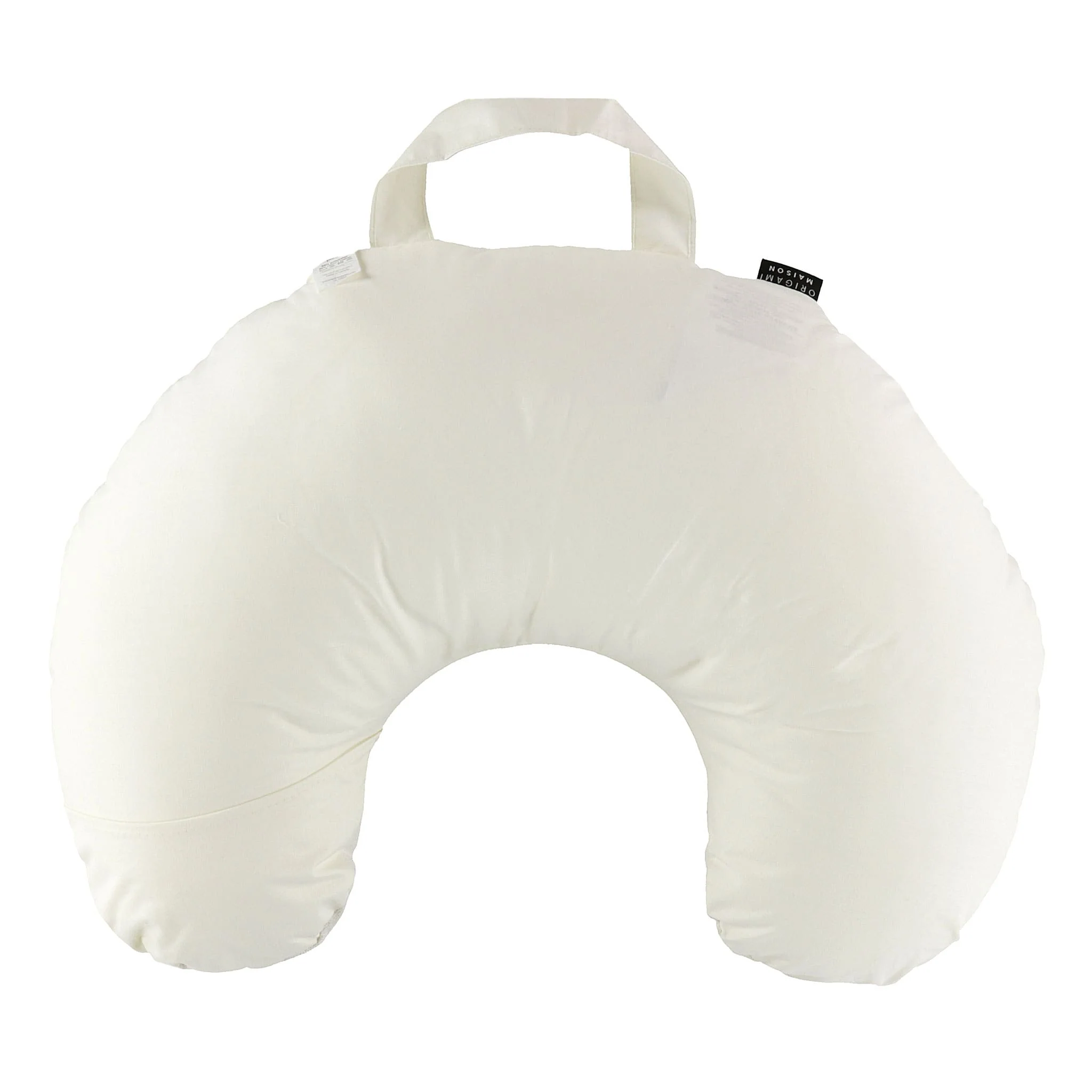 Coussin d'Allaitement - Beige Aspect Lin - Image 2
