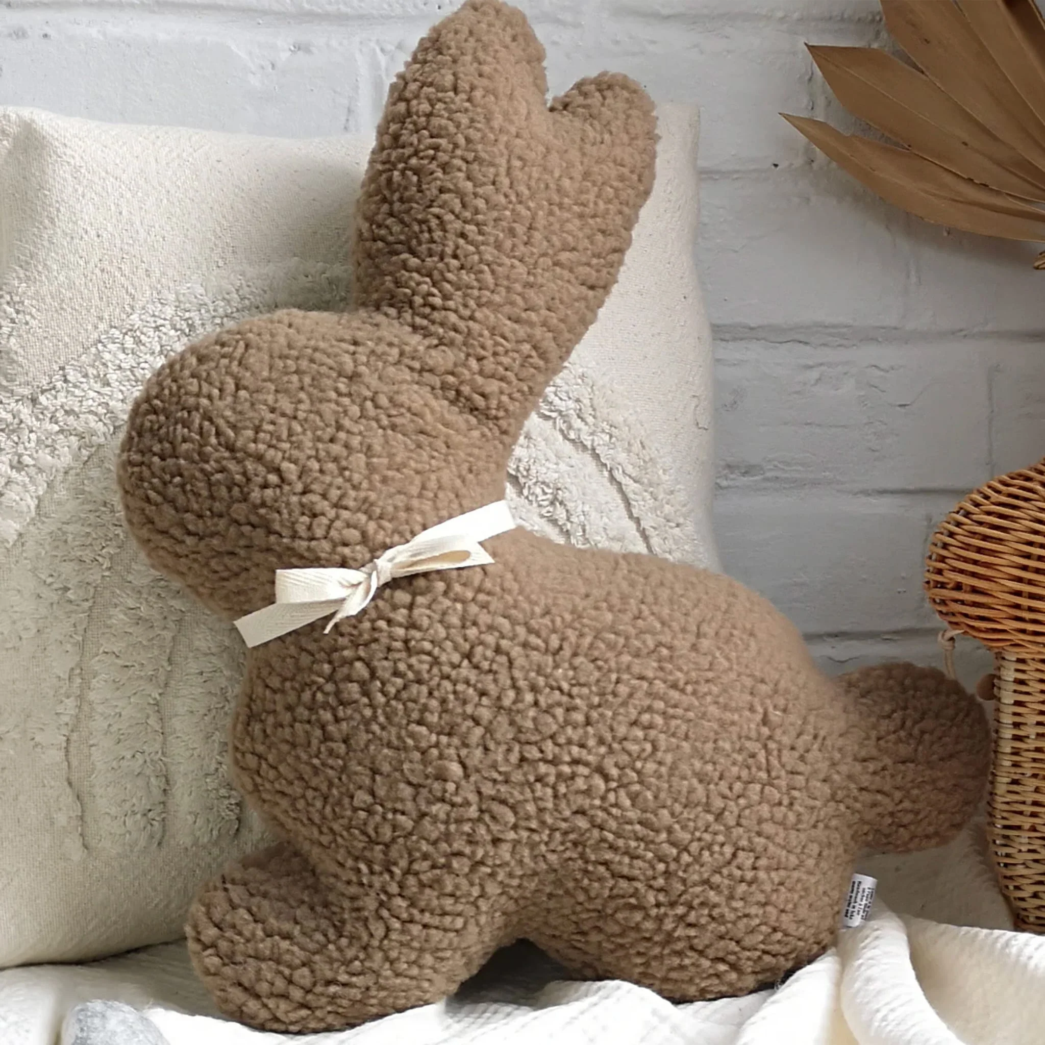 Coussin Lapin - Brun