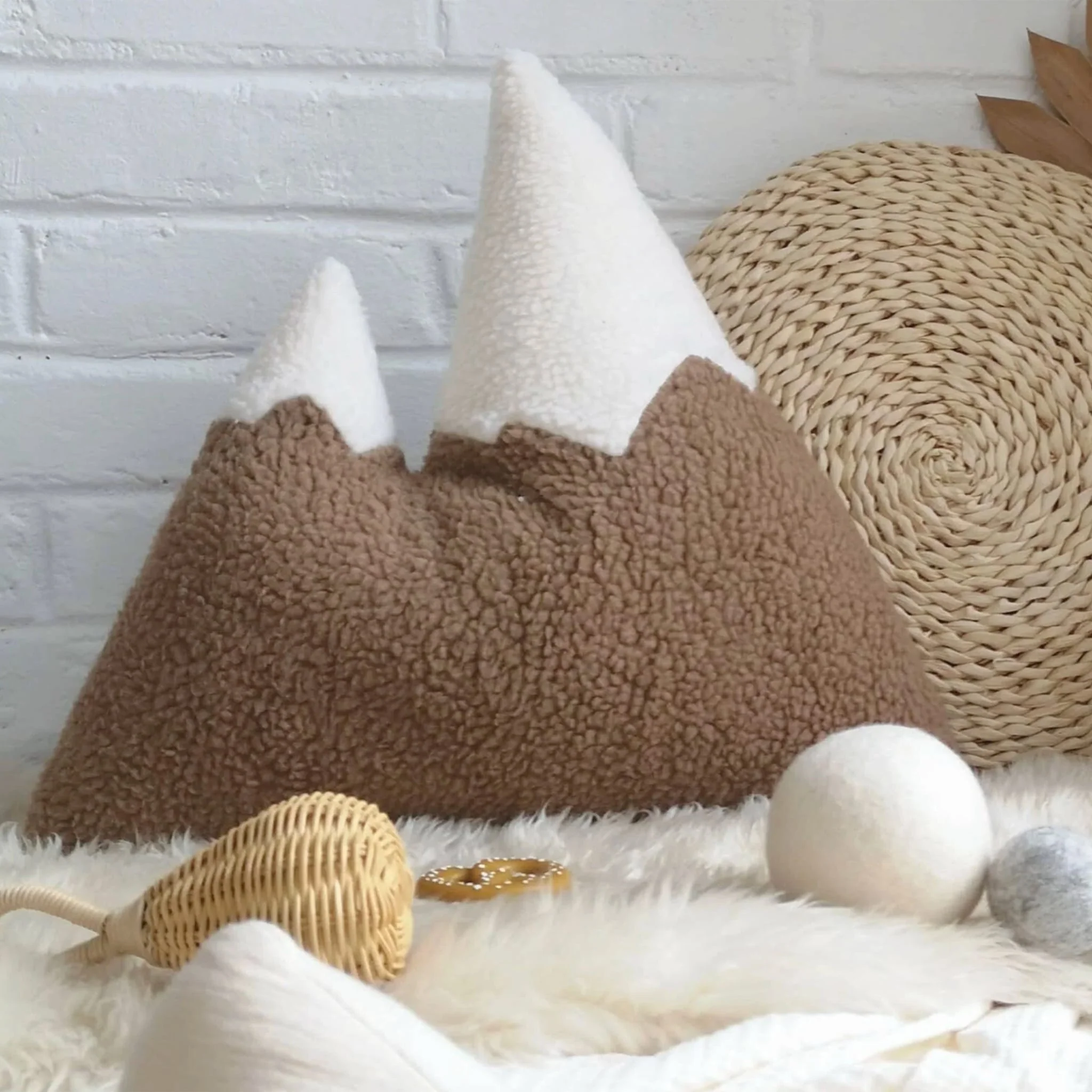 Coussin Montagne - Moka - Image 4