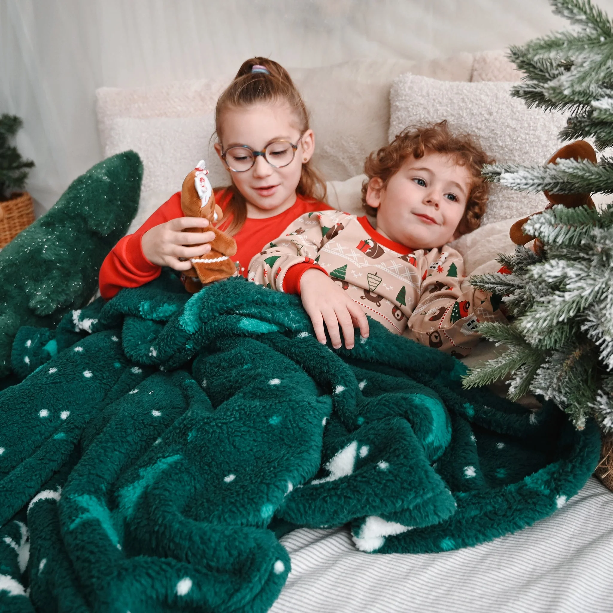 Couverture Peluche Sapin - Image 2