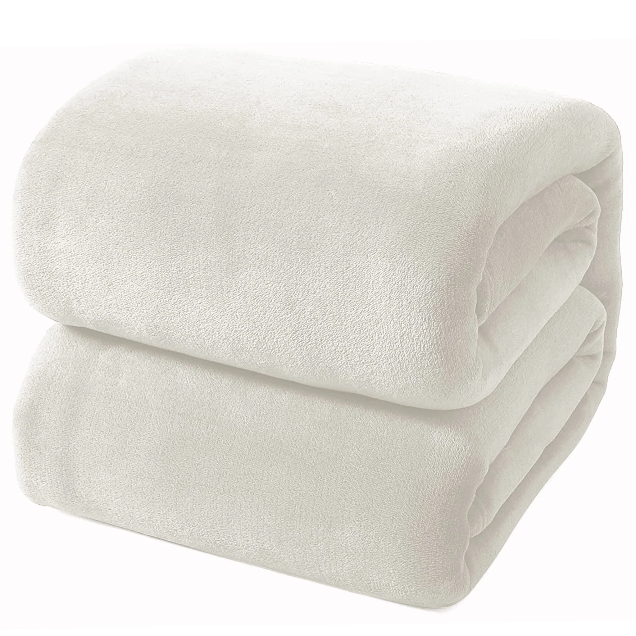 Couverture 60X80 Peluche Crème - Image 4