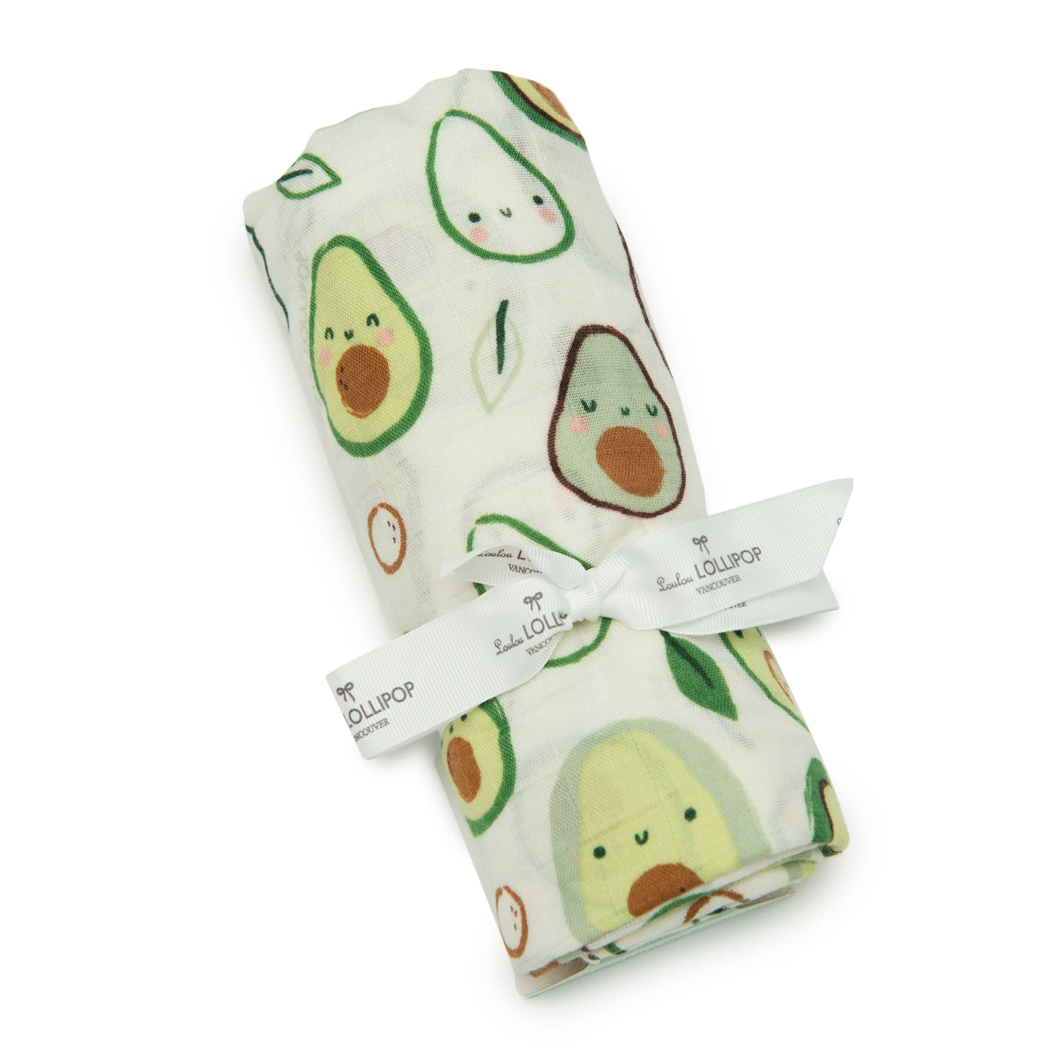 Couverture Mousseline Bambou - Avocat