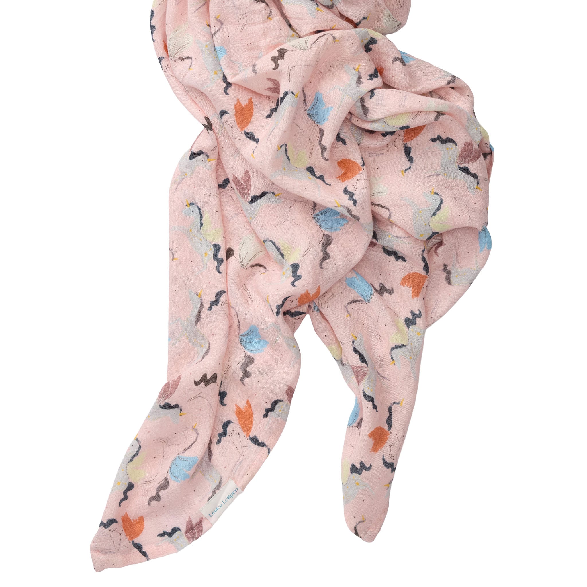 Couverture Mousseline Bambou -  Licornes - Image 2