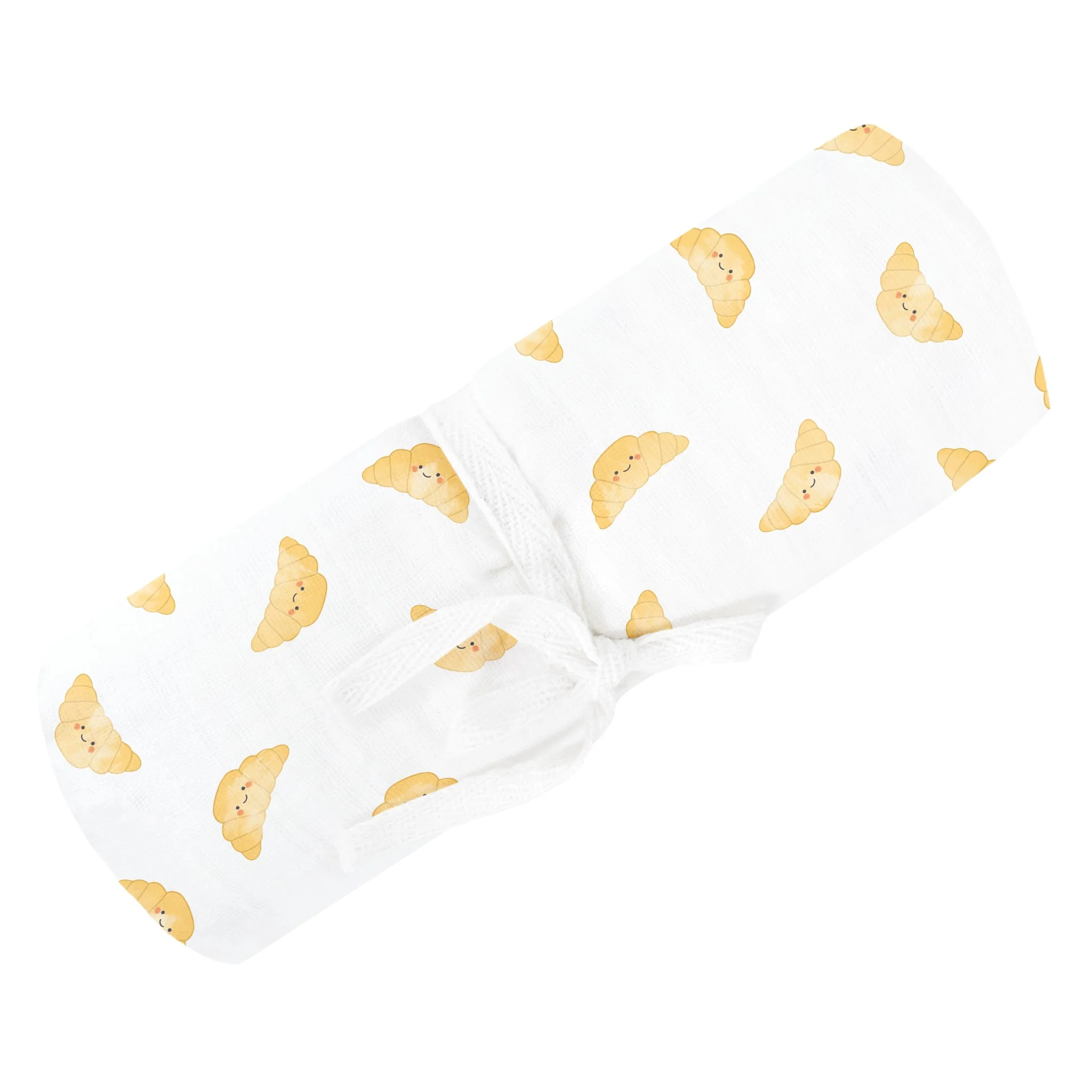 Couverture Mousseline Croissants