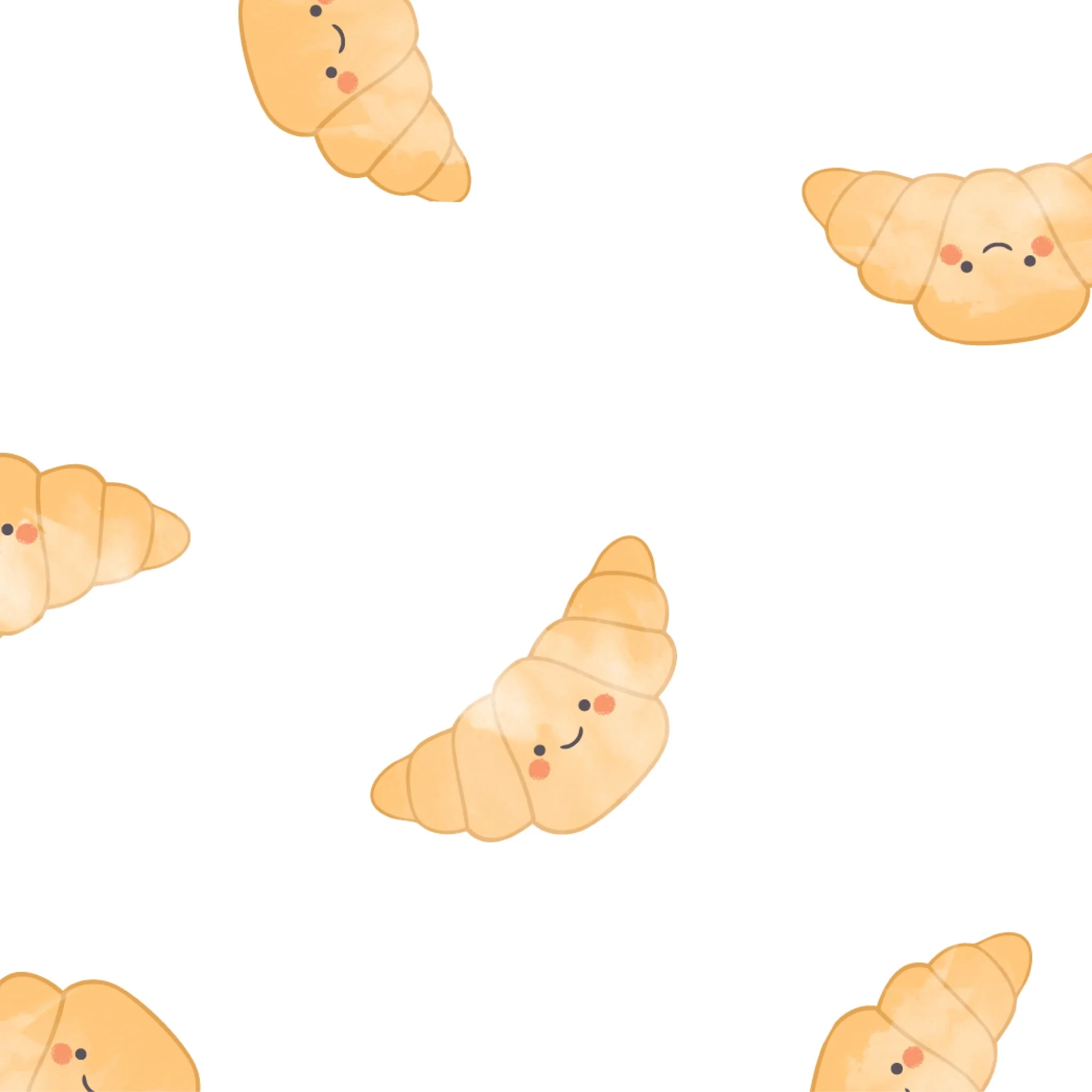 Couverture Mousseline Croissants - Image 2