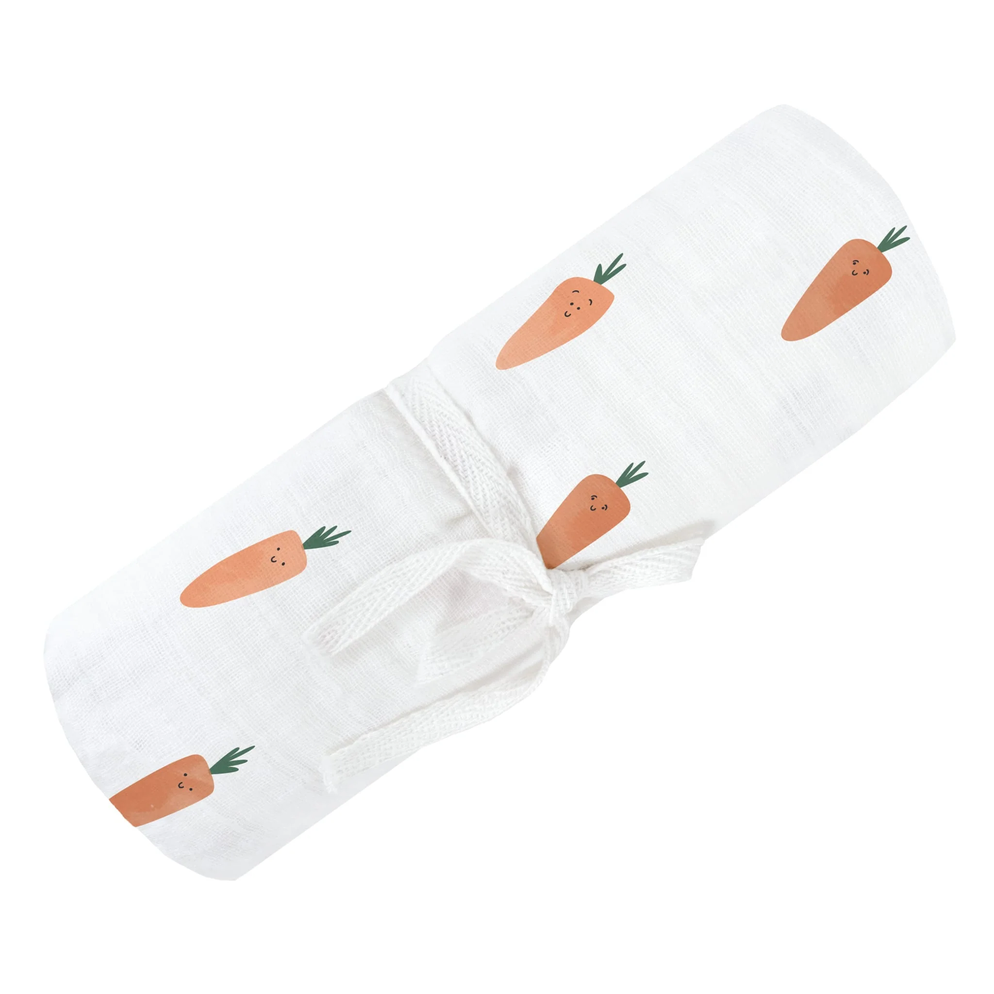 Couverture Mousseline - Carottes
