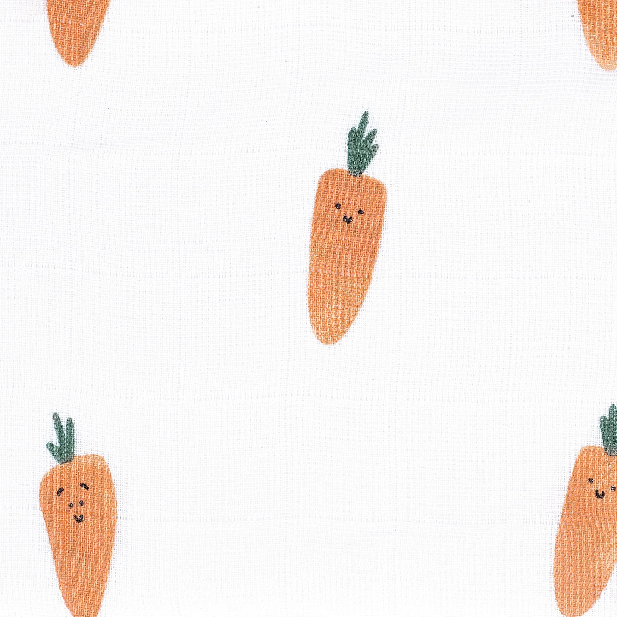Couverture Mousseline - Carottes - Image 2