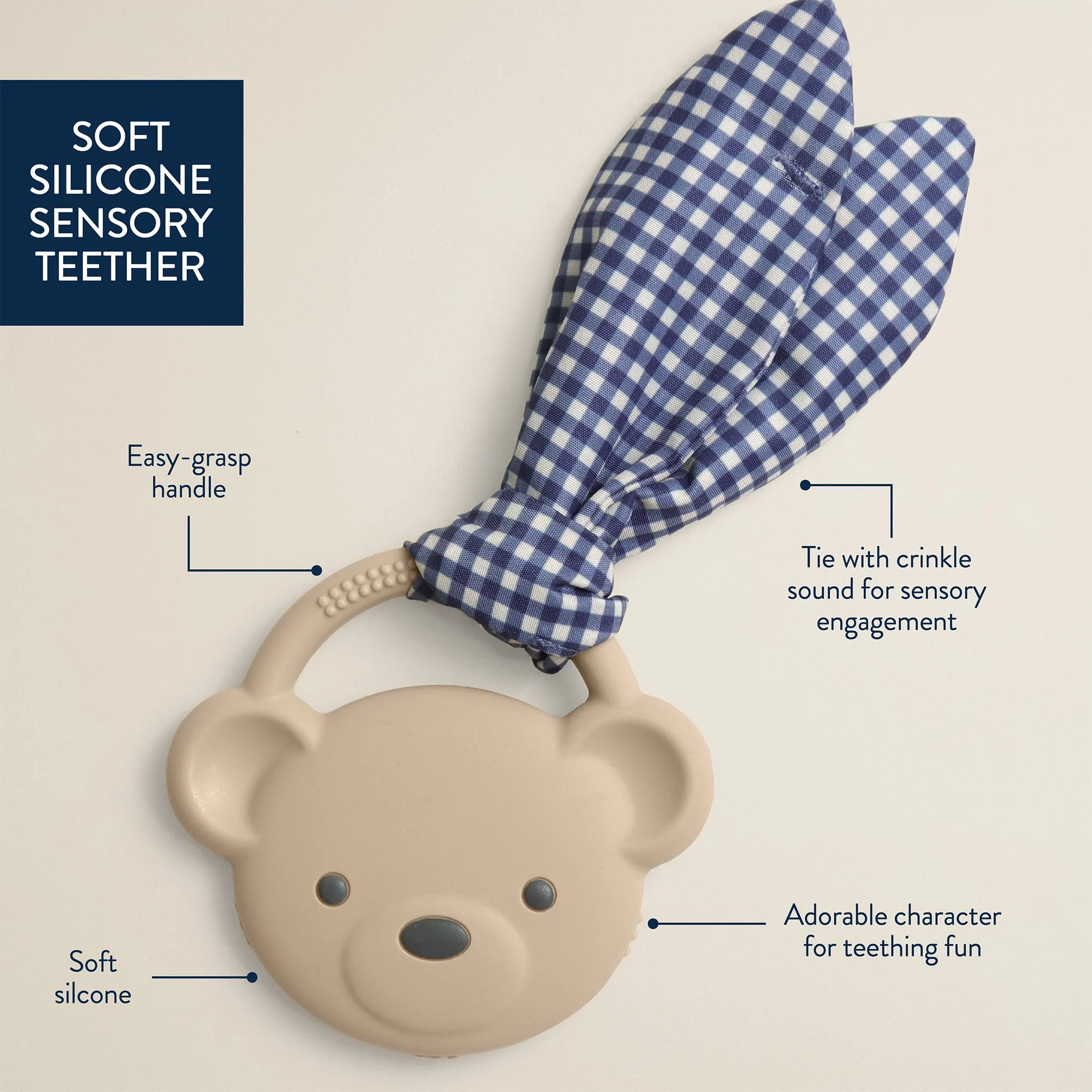Jouet de Dentition Crinkle Crew - Ours - Image 3