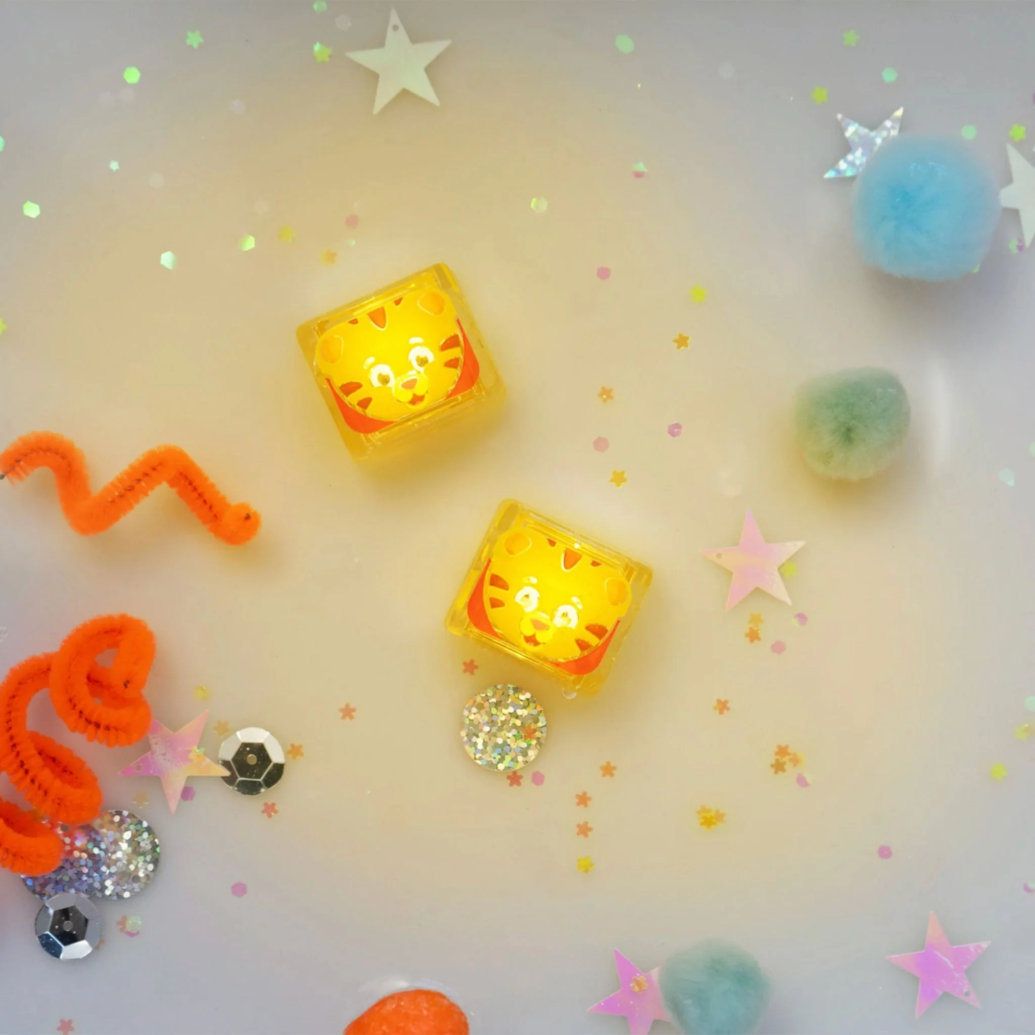 Cubes Lumineux Pour le Bain- Tigre - Image 2