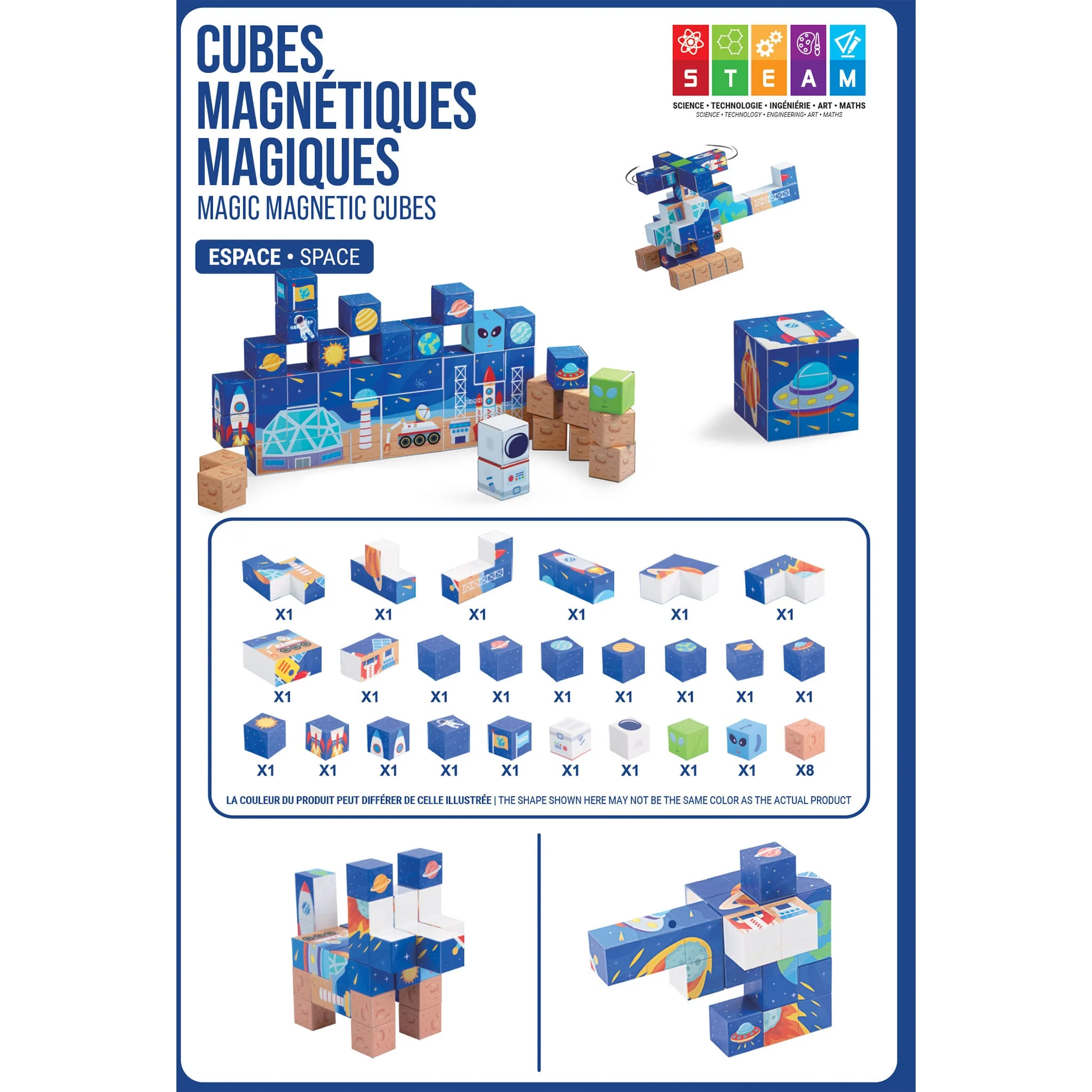 Cubes Magnétiques - Espace - Image 3