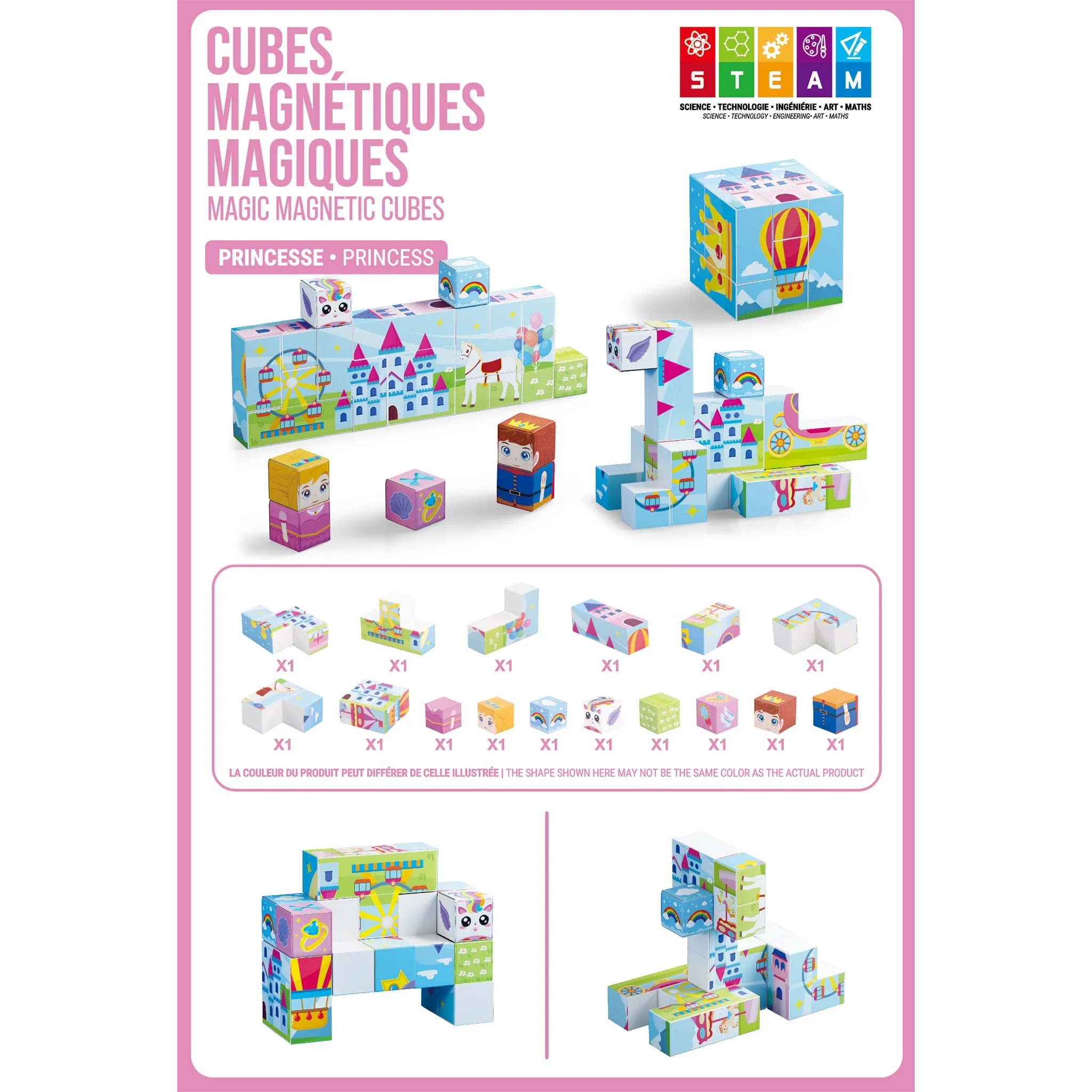 Cubes Magnétiques - Princesse - Image 6