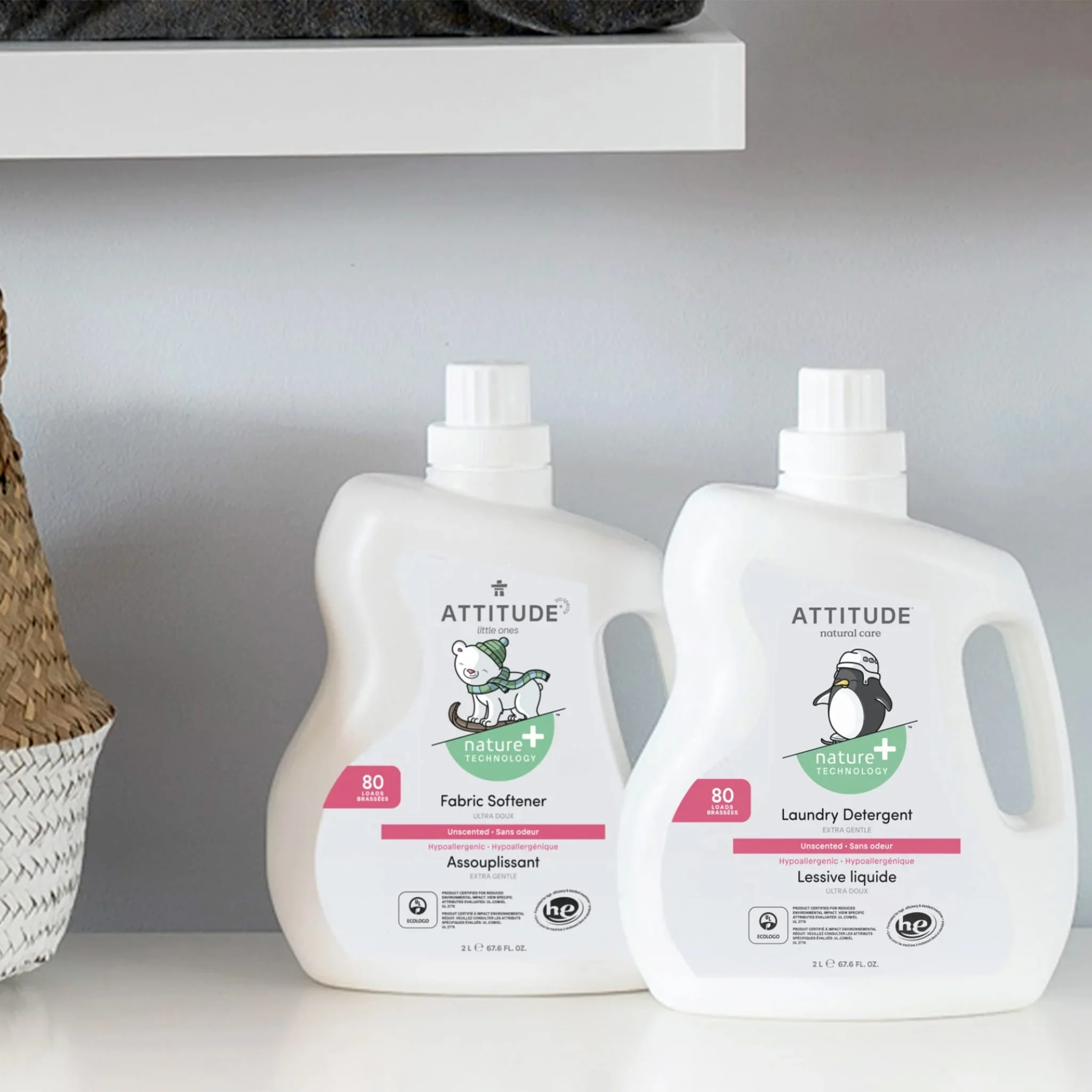 Lessive pour bébé non parfumée 80 brassées 2L - Image 2