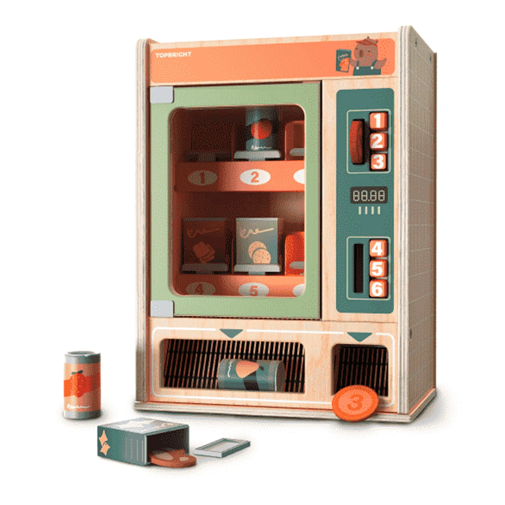 Distributeur En Bois