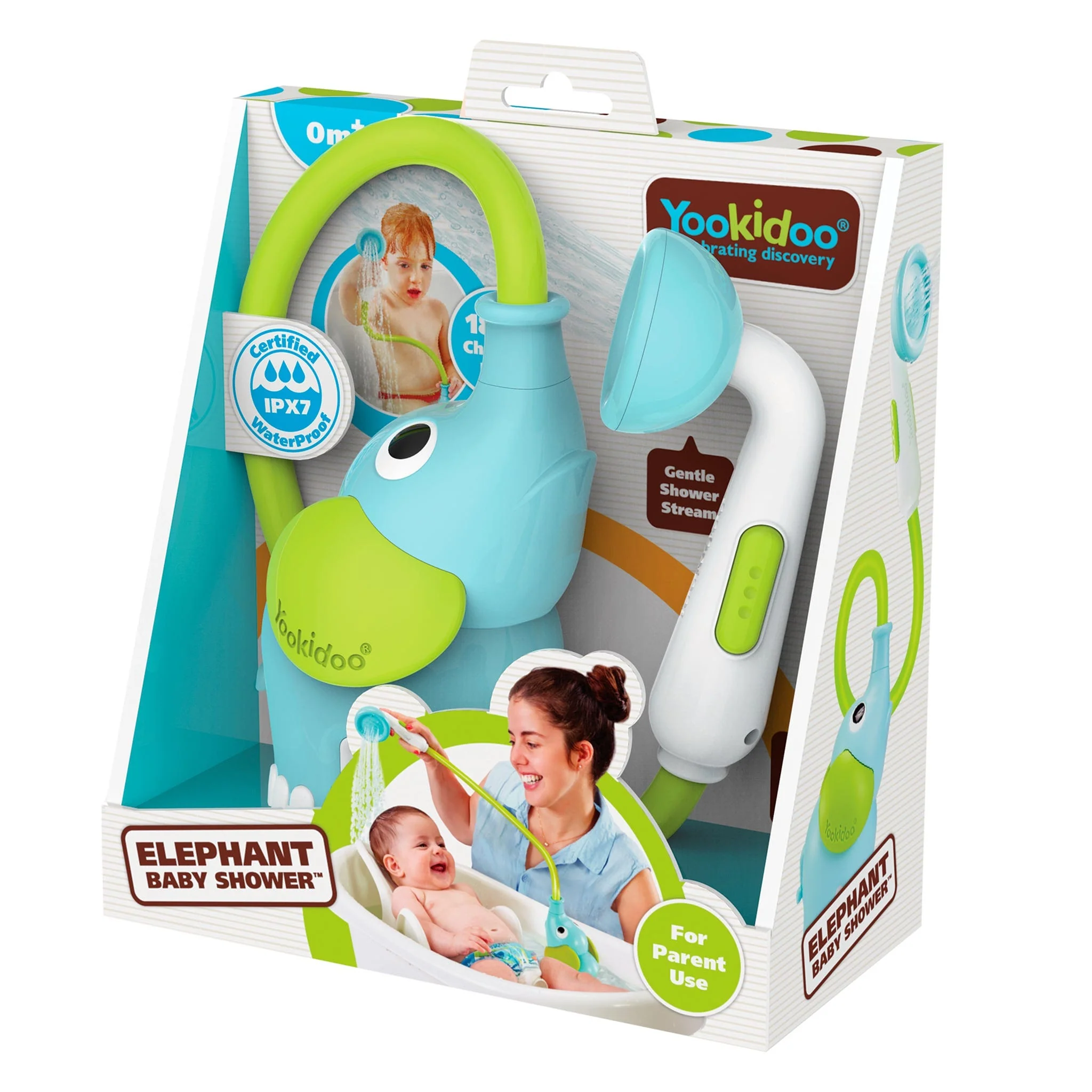 Douche Éléphant pour Bébé - Bleu - Image 2