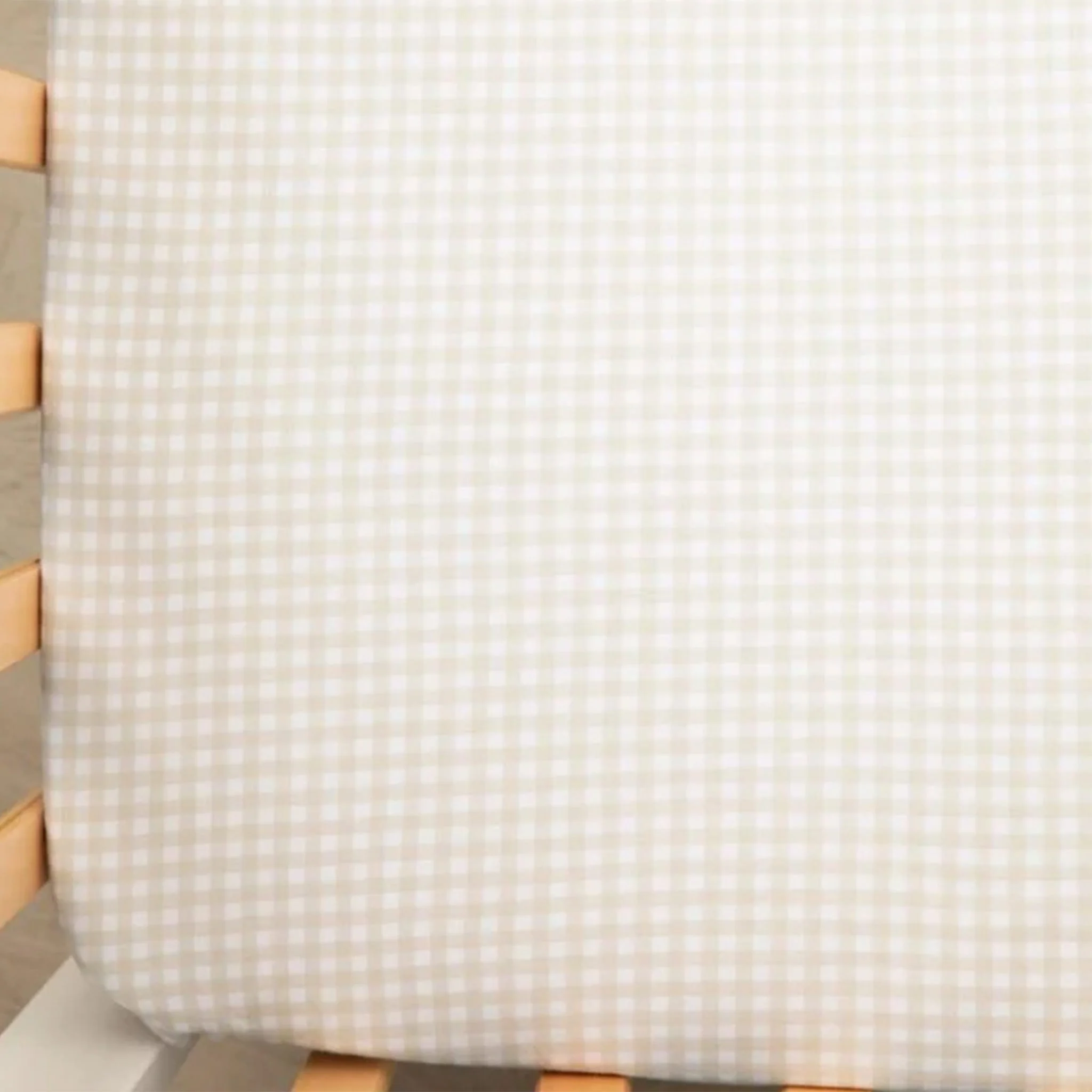 Drap Contour pour Lit de Bébé - Carreaux