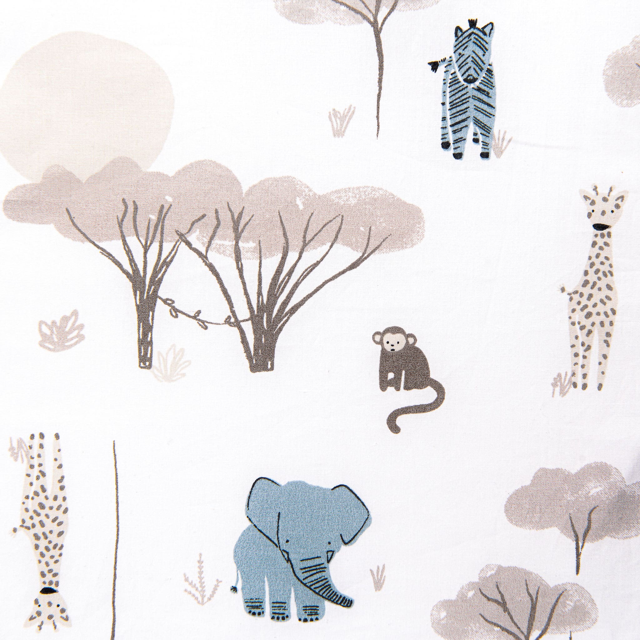 Drap Contour pour Lit de Bébé - Jungle - Image 2