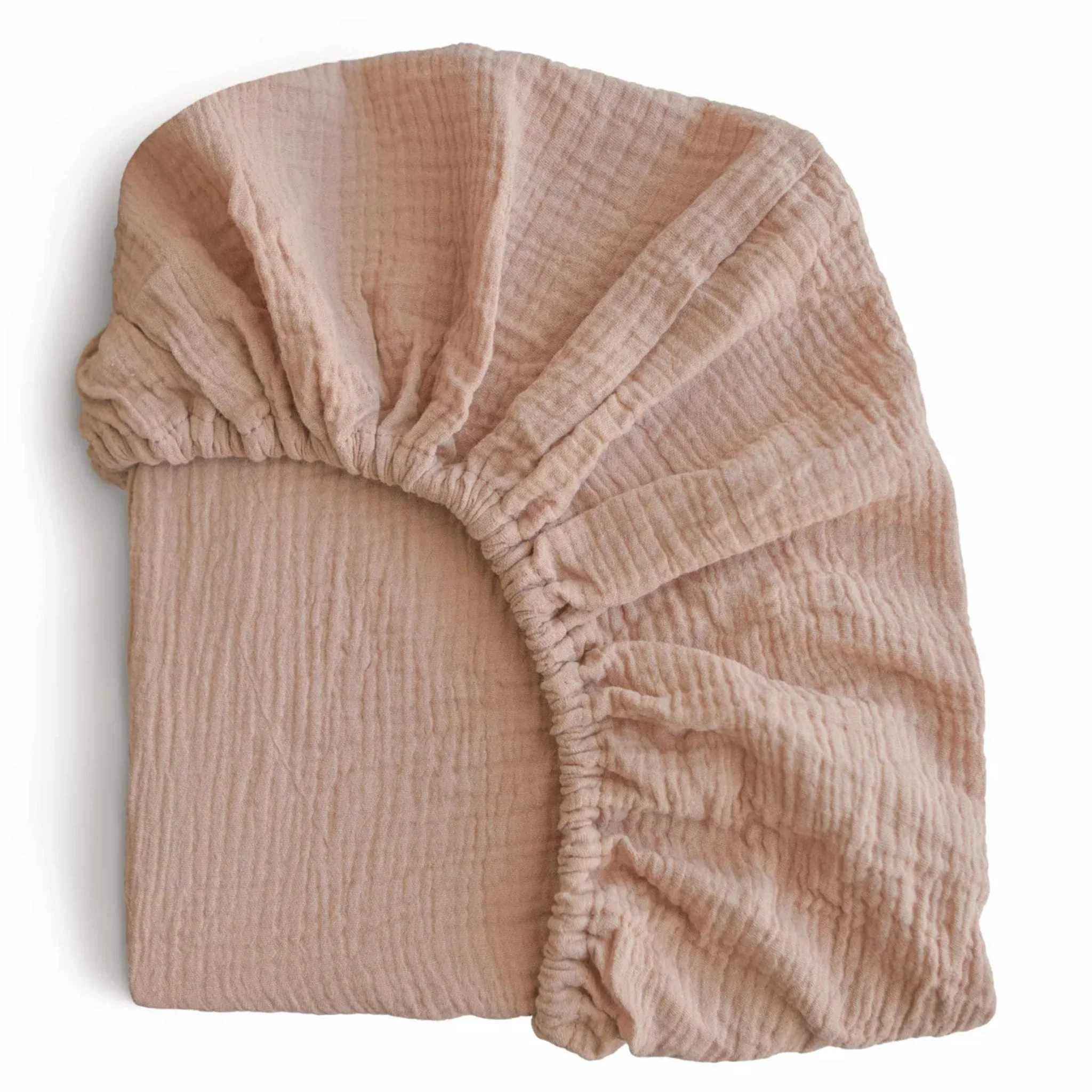 Drap Contour pour Lit de Bébé Mousseline -  Naturel - Image 2