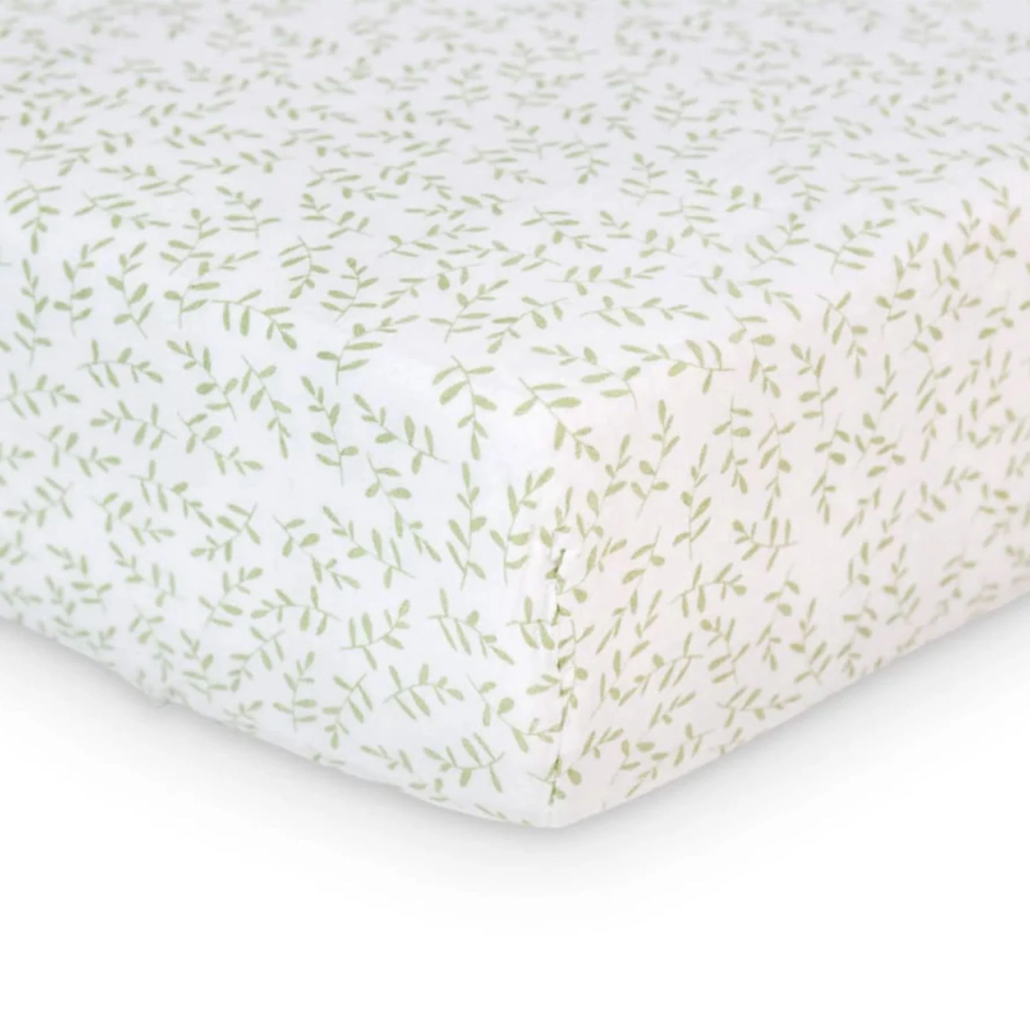 Drap Contour pour Lit Bébé - Feuillage