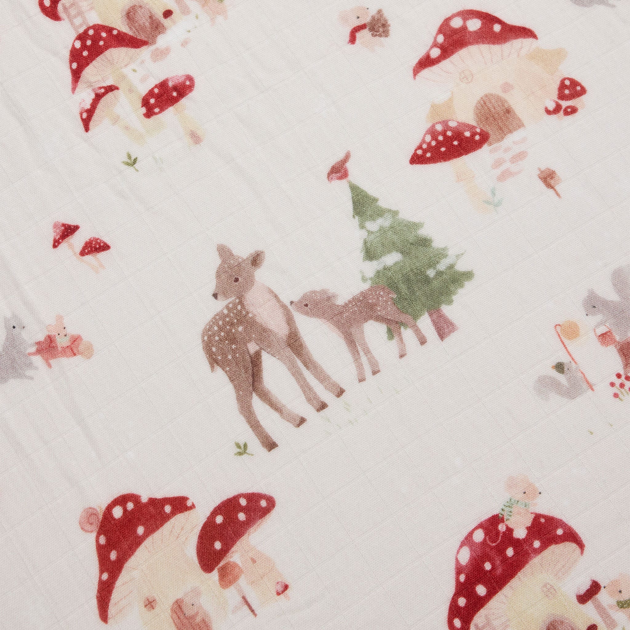 Drap Contour pour Lit de Bébé - Mousseline Bambou Forêt - Image 2