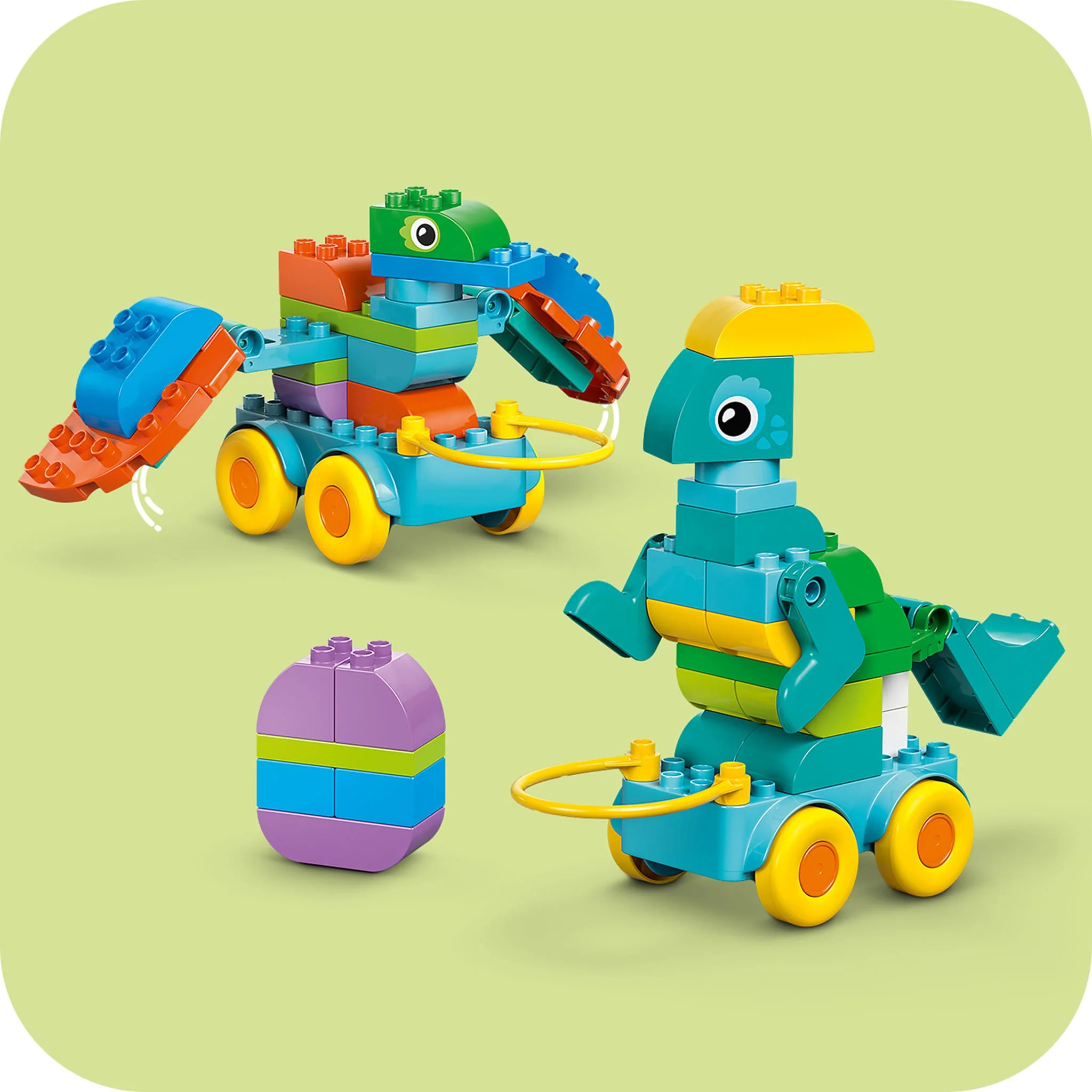 LEGO® DUPLO® Ma ville Les dinosaures sur roues 3en1 - Image 5