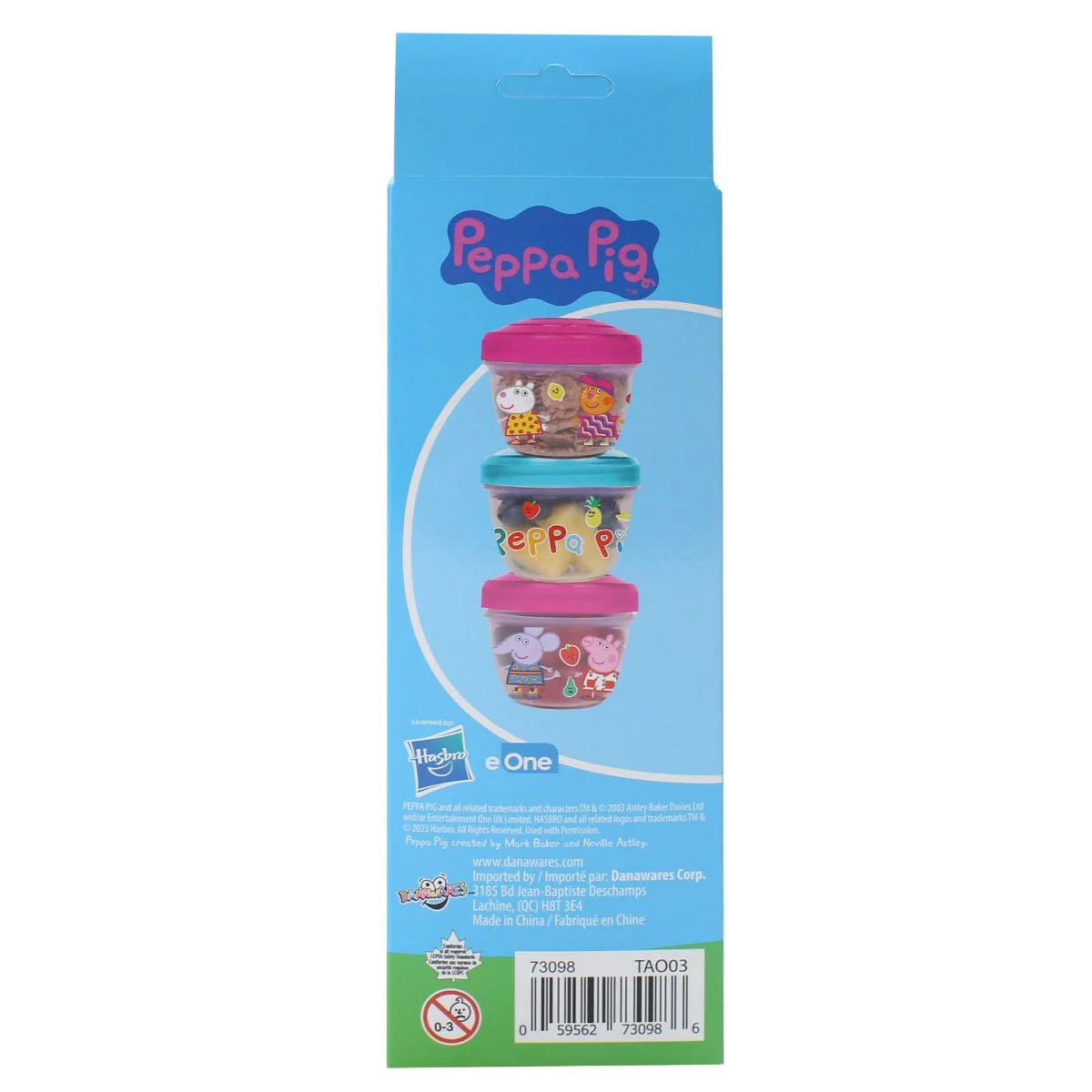 Ensemble (3) Contenants Peppa Pig - Image 3