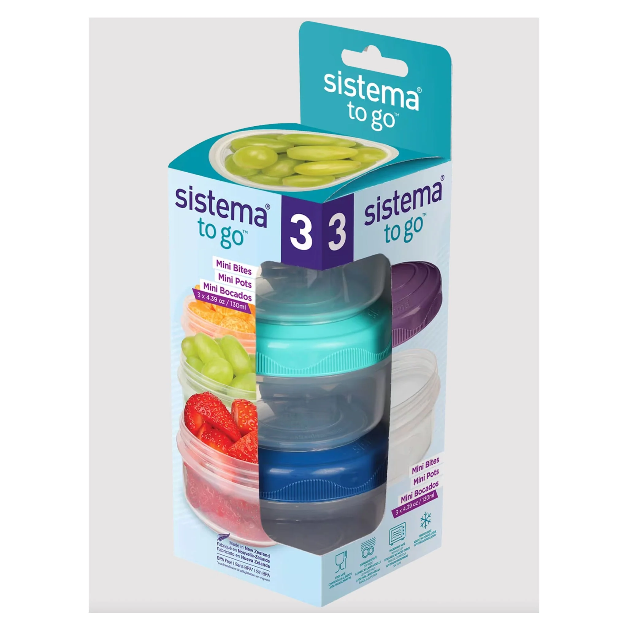 Ensemble 3 Mini Contenants 130ml - Image 3