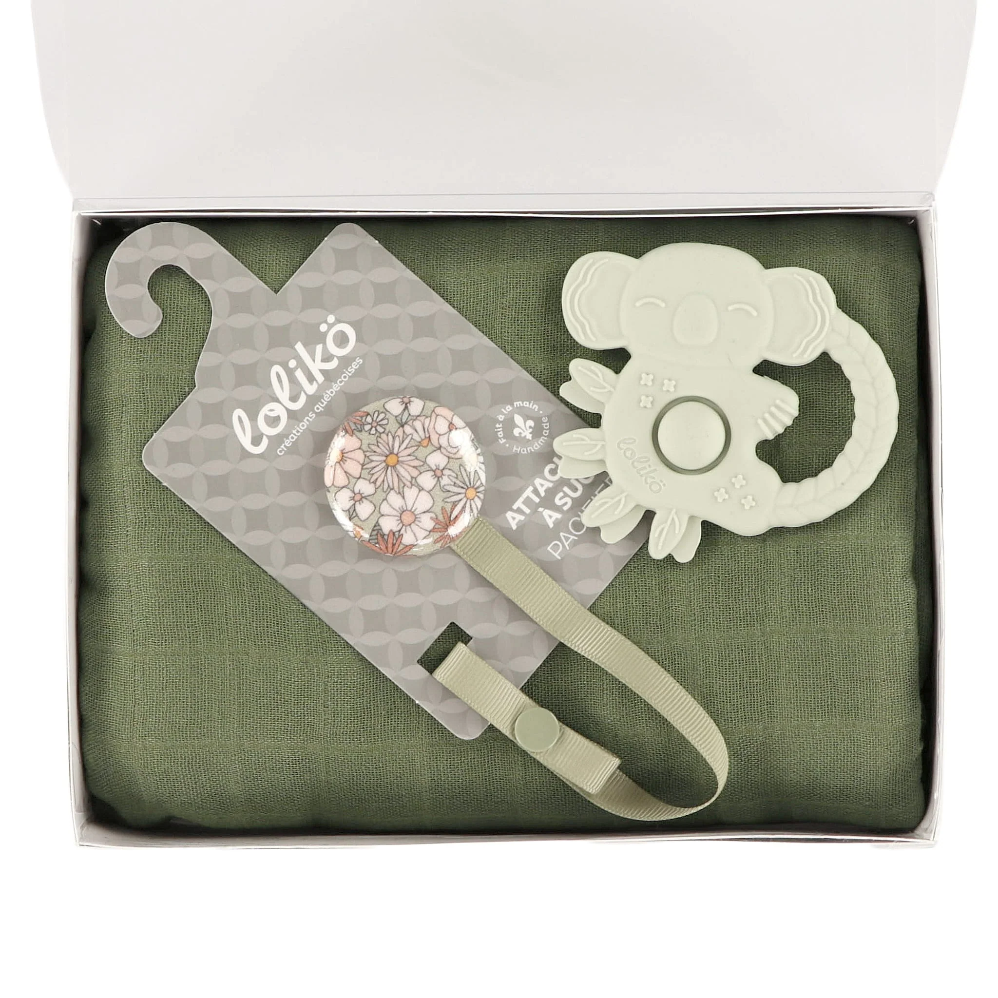 Ensemble Cadeau - Fleurs Vertes - Image 4
