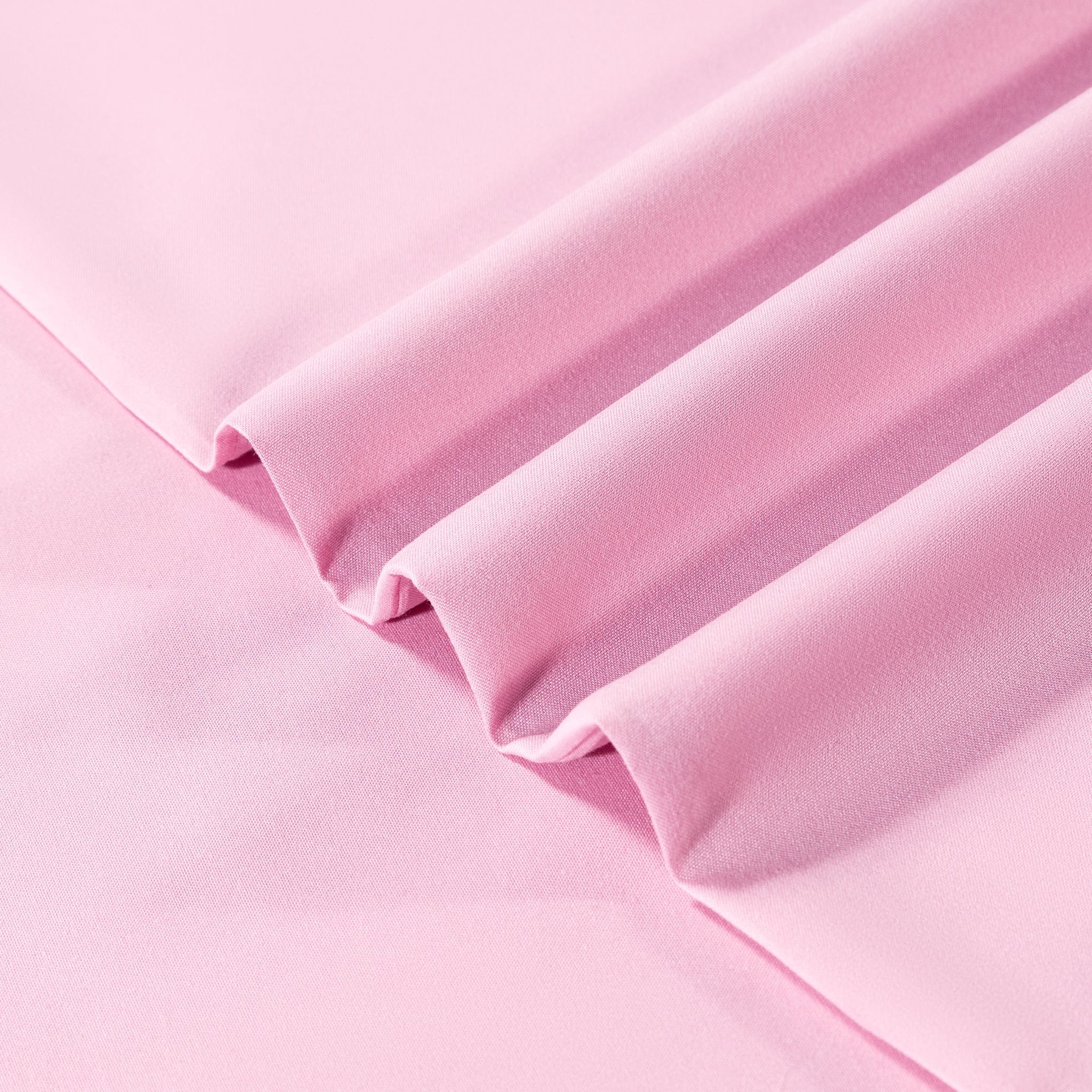 Ensemble Draps Lit Double - Rose - Image 2