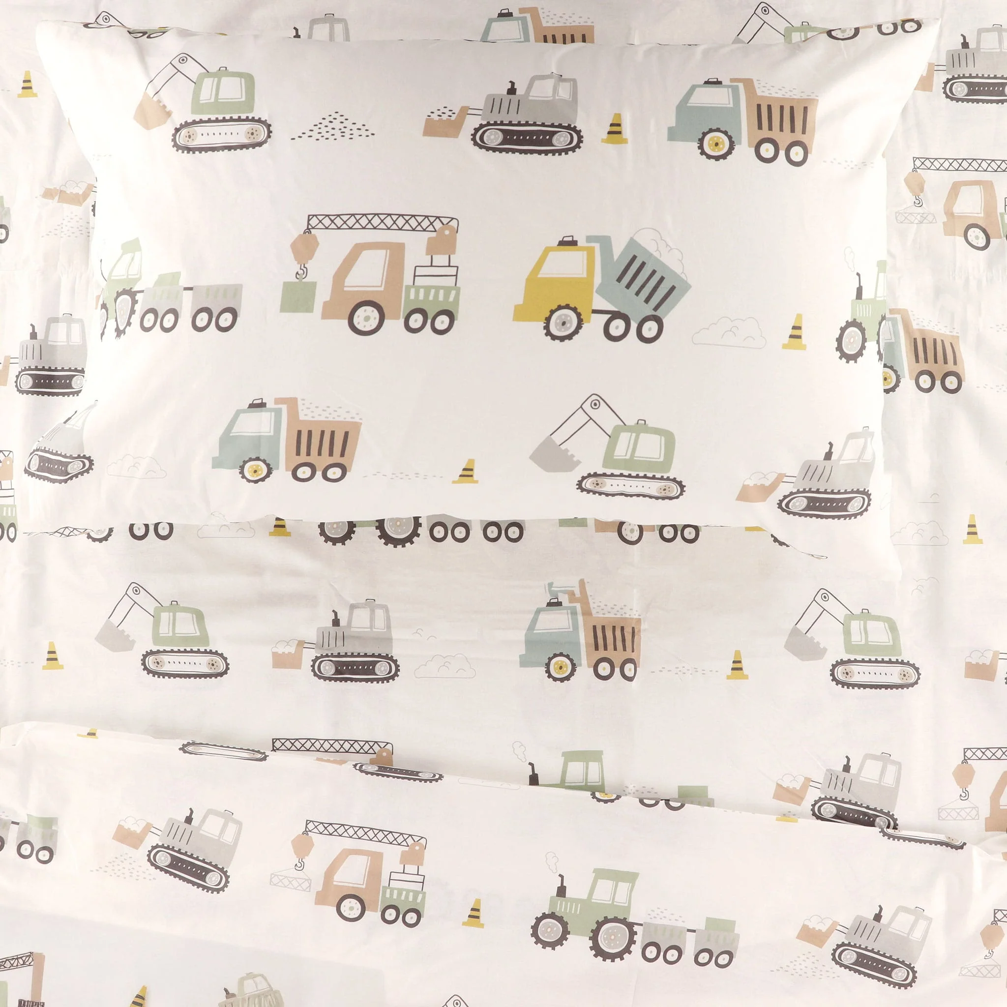 Ensemble Draps Lit Simple - Camions