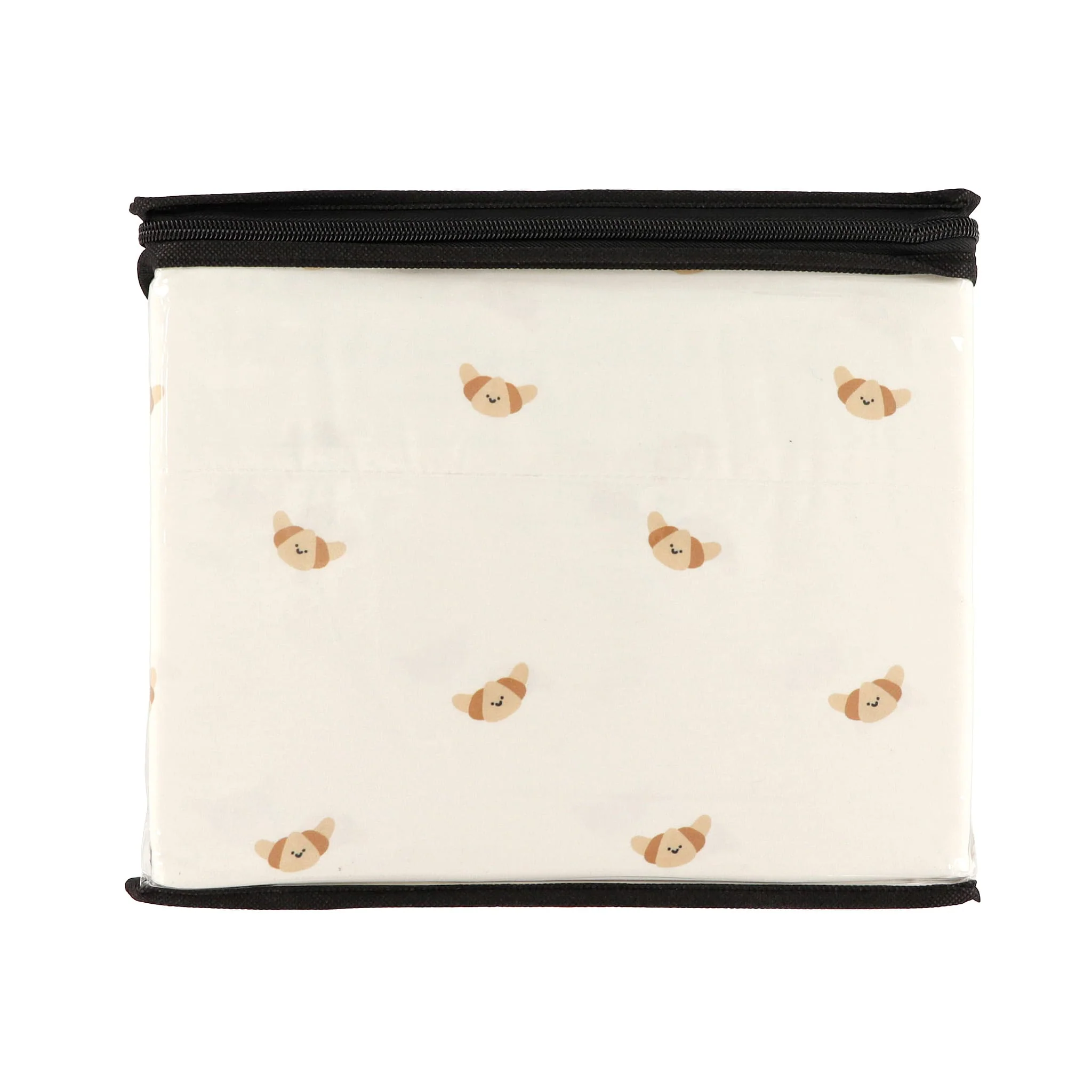 Ensemble Draps pour Lit Simple - Croissants - Image 4