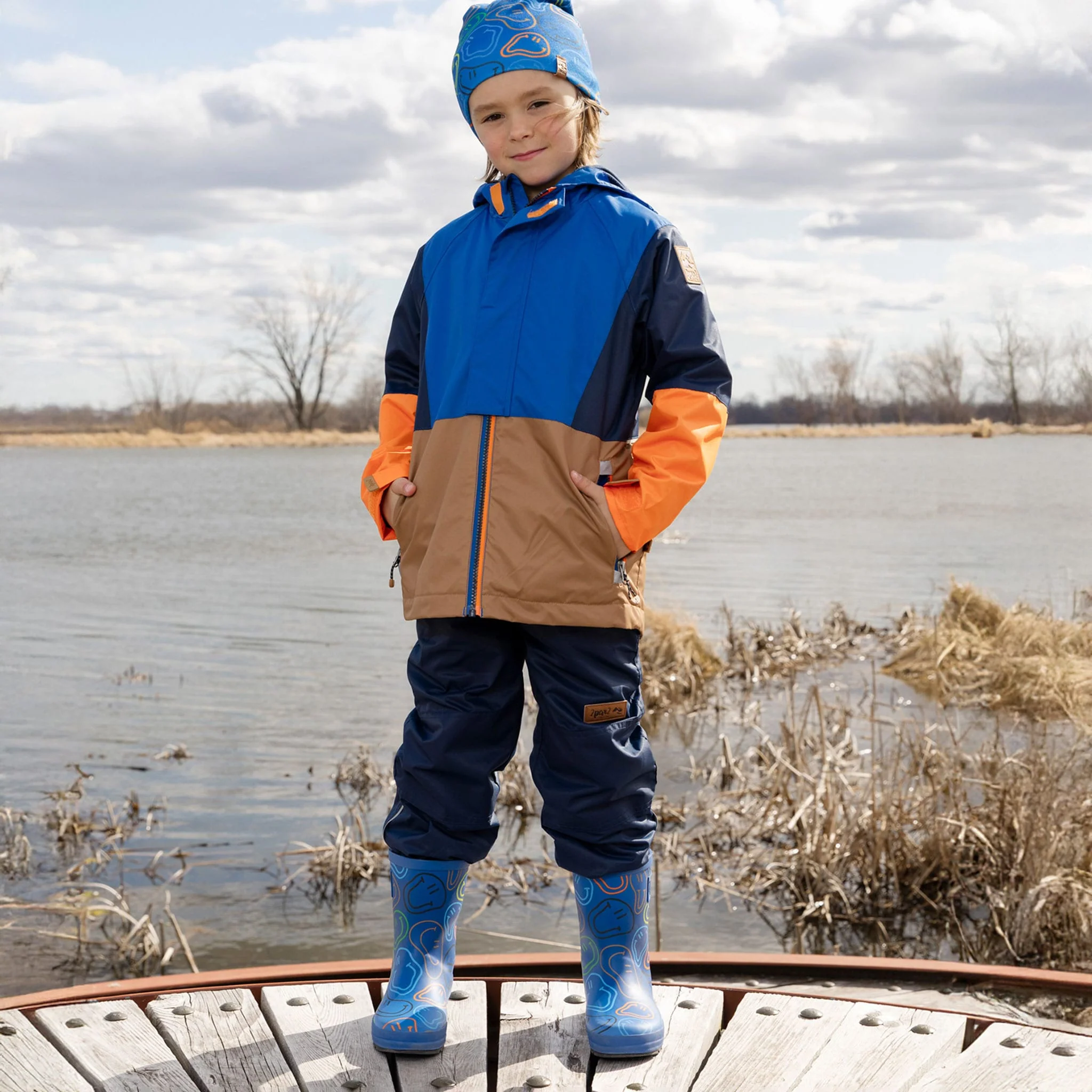 Ensemble Extérieur 3-en-1 Colorblock 2-6ans - Image 2