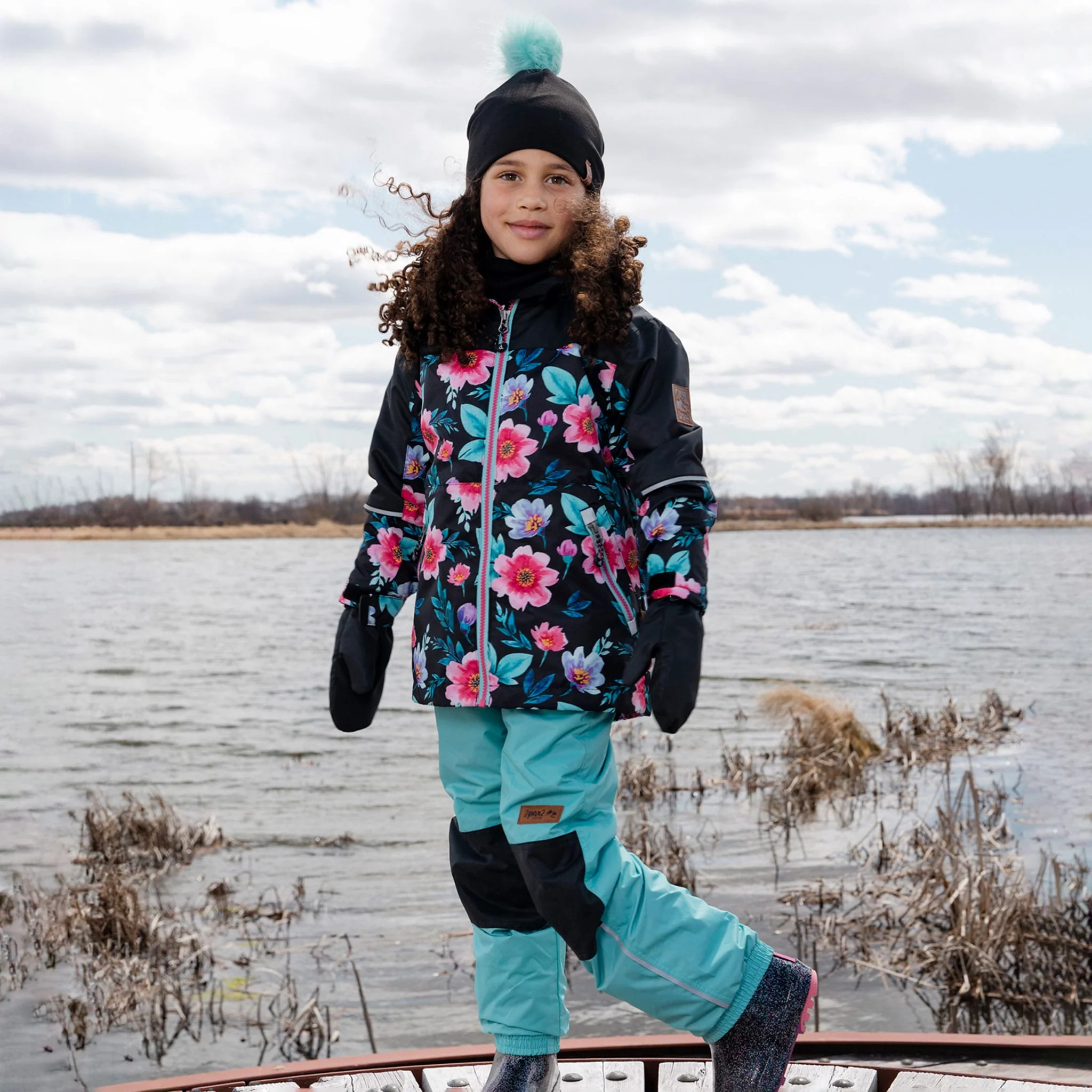 Ensemble Extérieur 3-en-1 Fleurs 2-6ans - Image 11