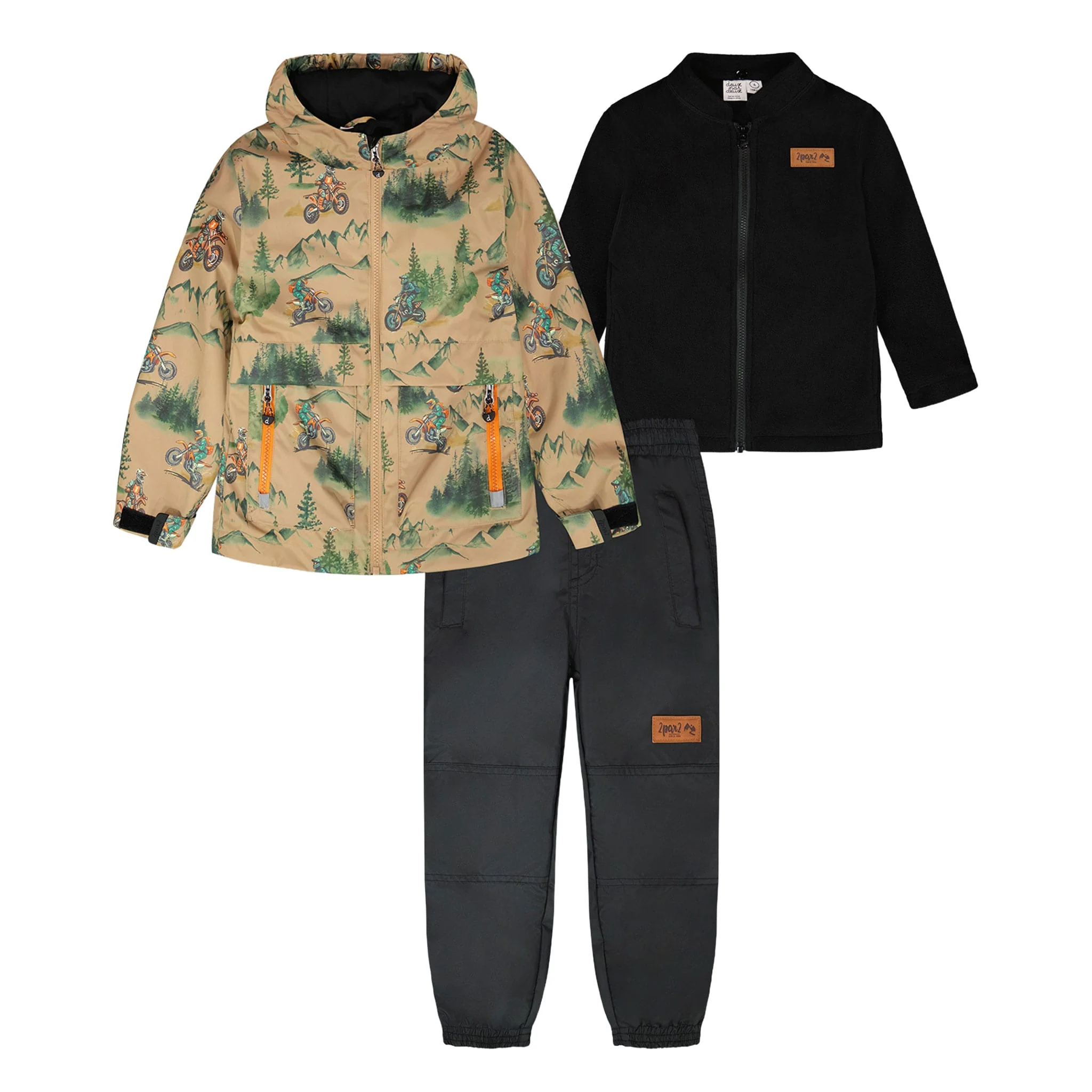 Ensemble Extérieur 3-en-1 Motocross 2-6ans