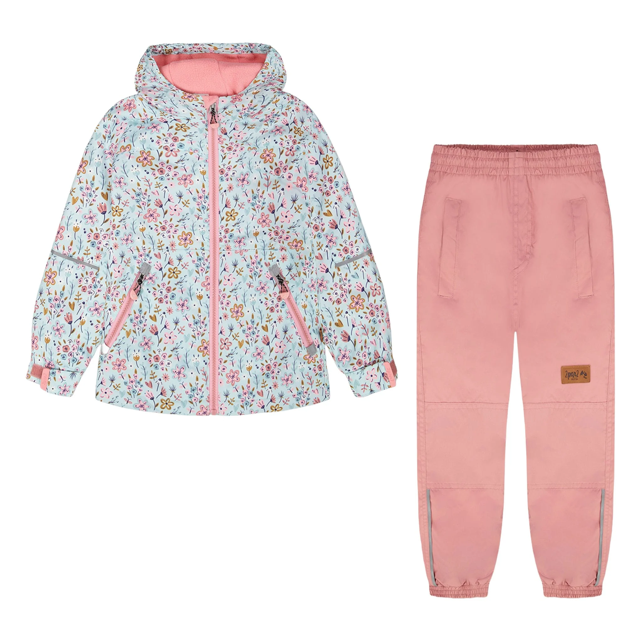 Ensemble Extérieur Petites Fleurs 2-6ans