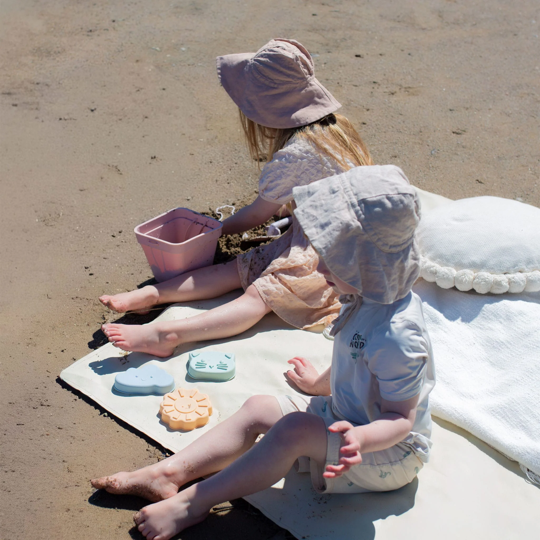 Ensemble Jouet de Plage en Silicone - Pastel - Image 5