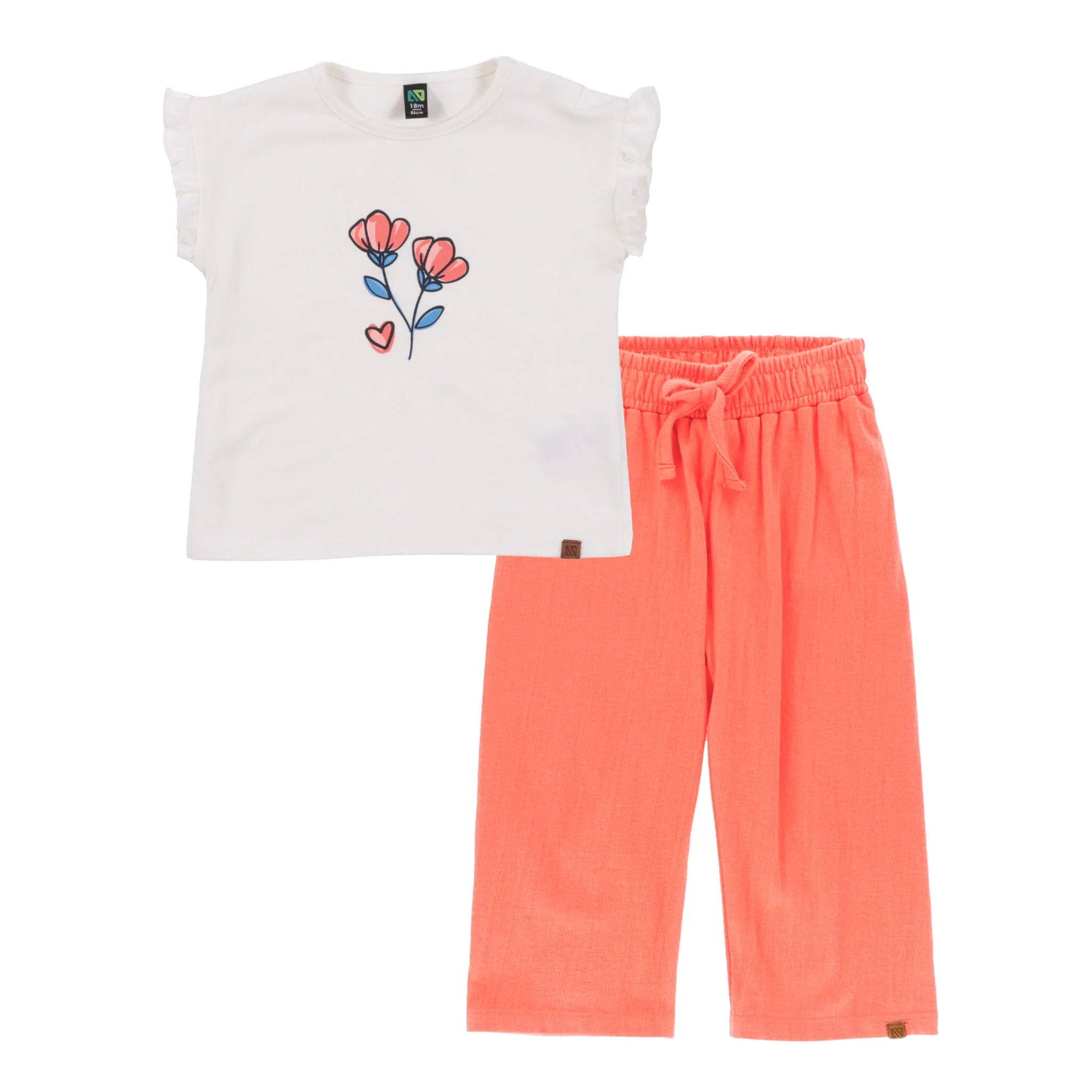 Ensemble Pantalon Côtelé Matelot 6-24mois