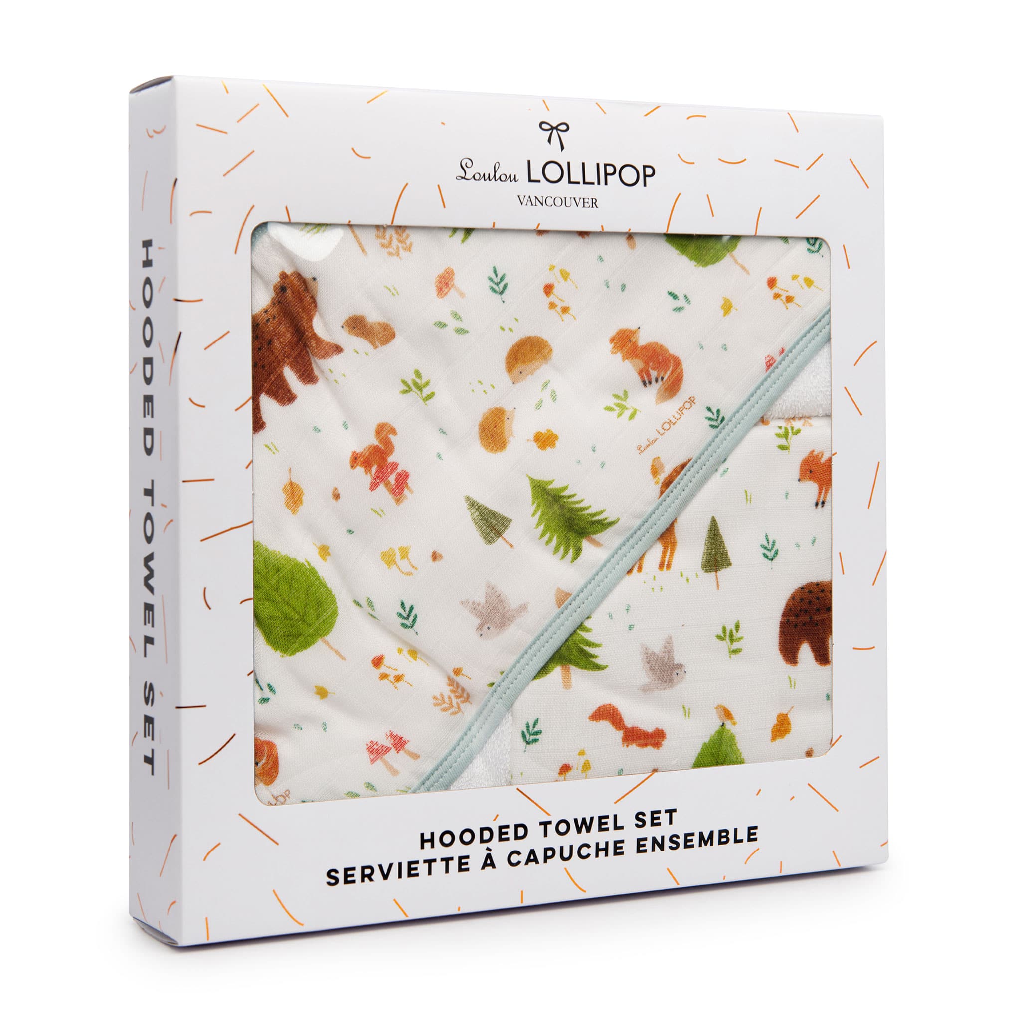 Ensemble Serviette à Capuchon - Amis de la Forêt - Image 3