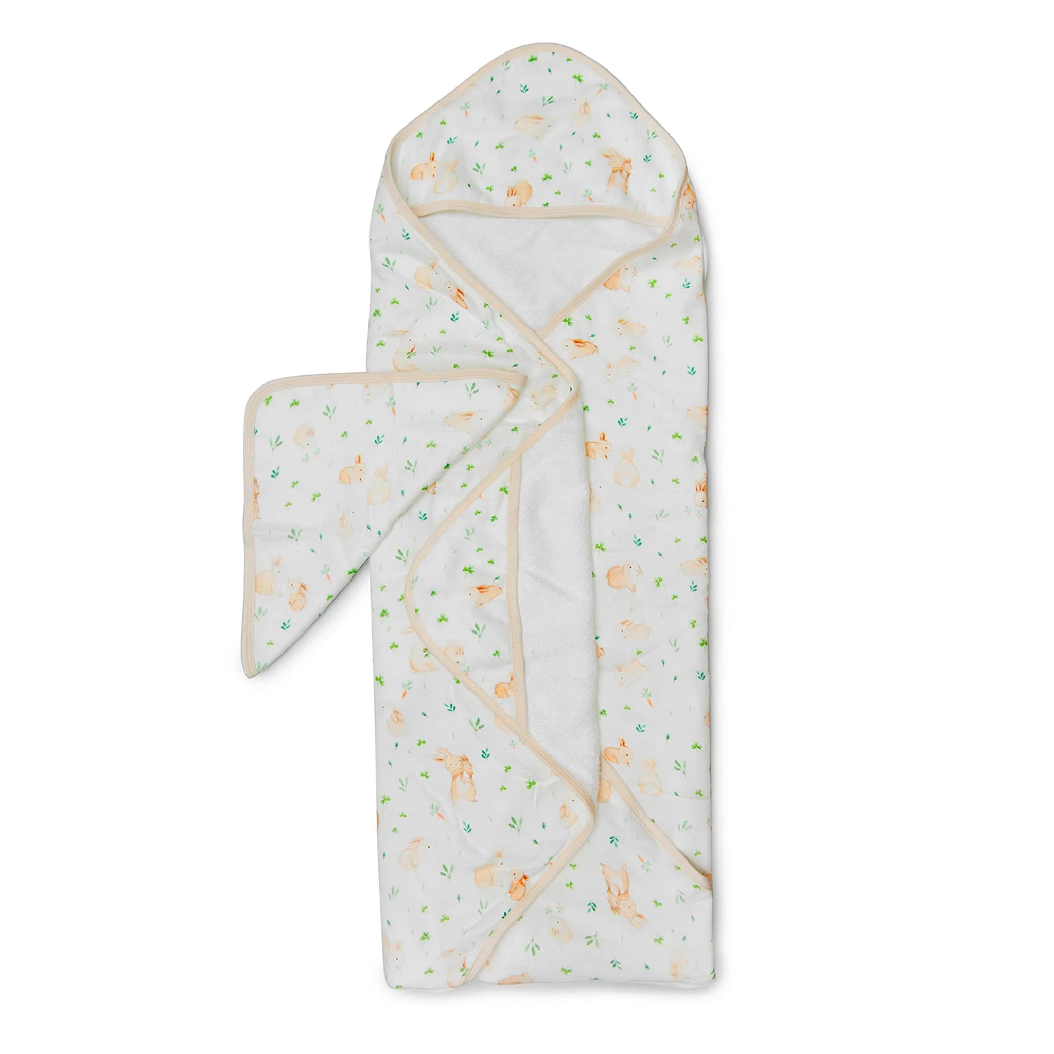Ensemble Serviette à Capuchon - Lapins