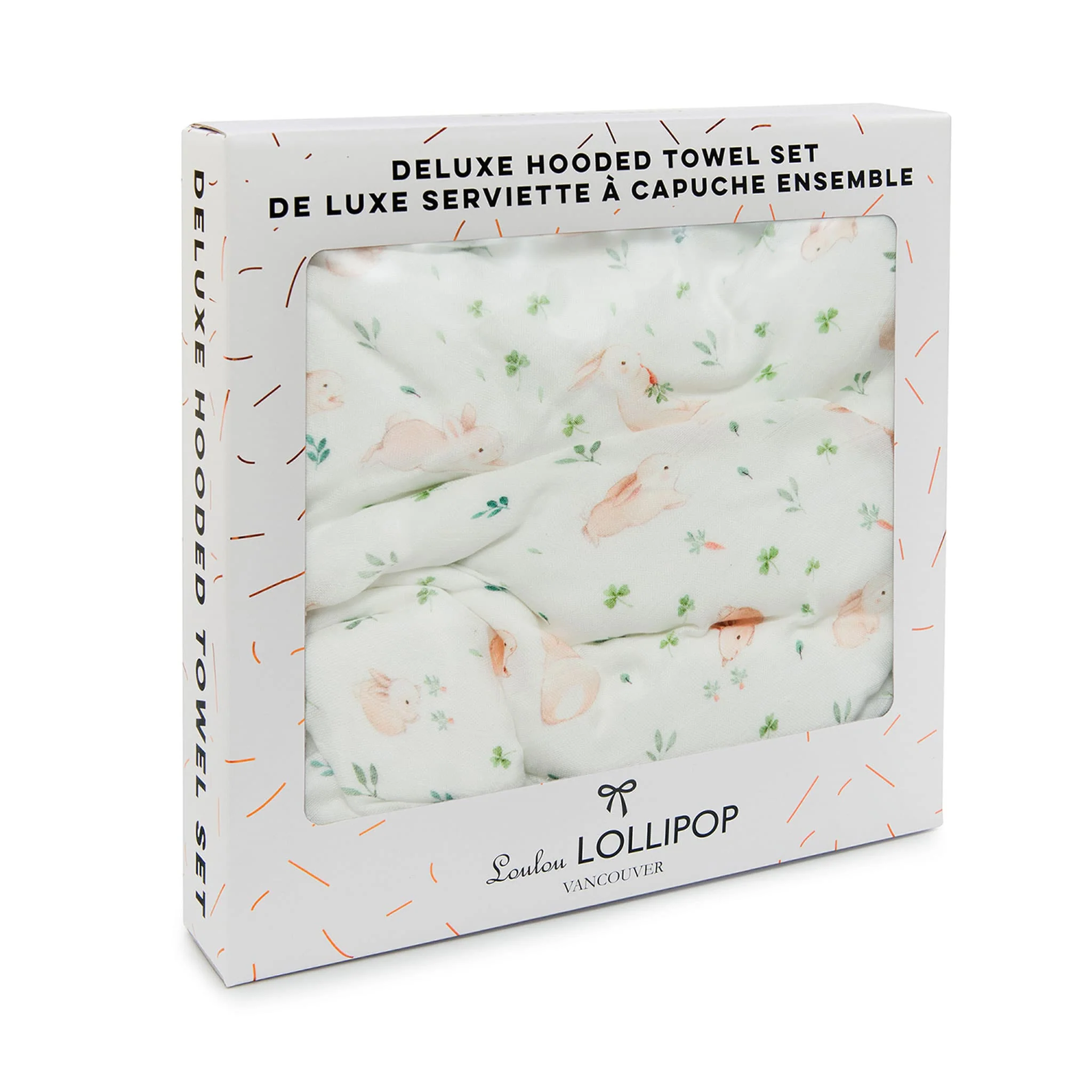 Ensemble Serviette à Capuchon - Lapins - Image 3