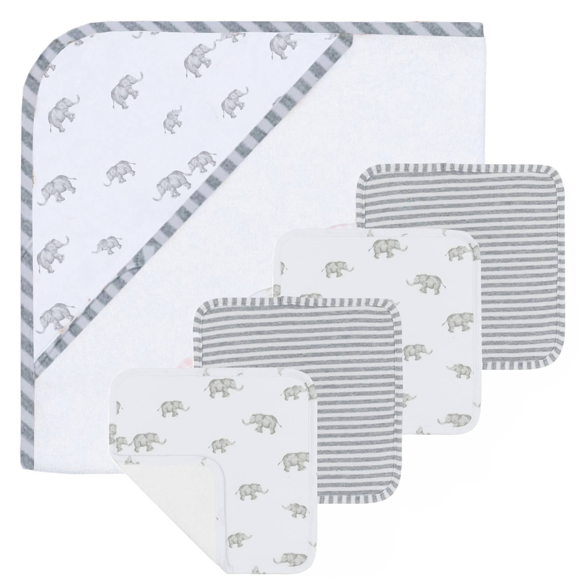 Ensemble Cadeau pour le Bain - Éléphant Gris - Image 3