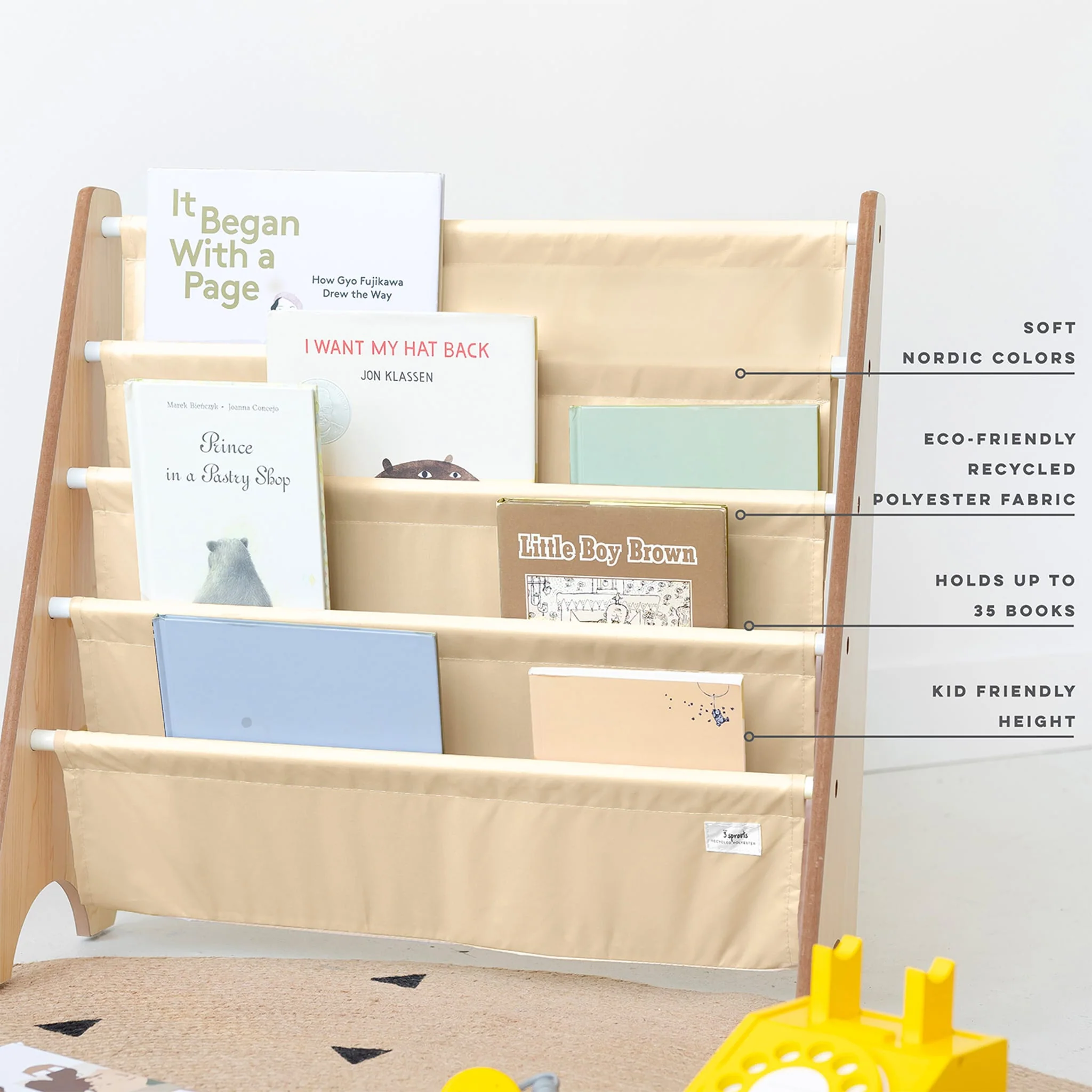 Étagère à Livres - Beige - Image 7