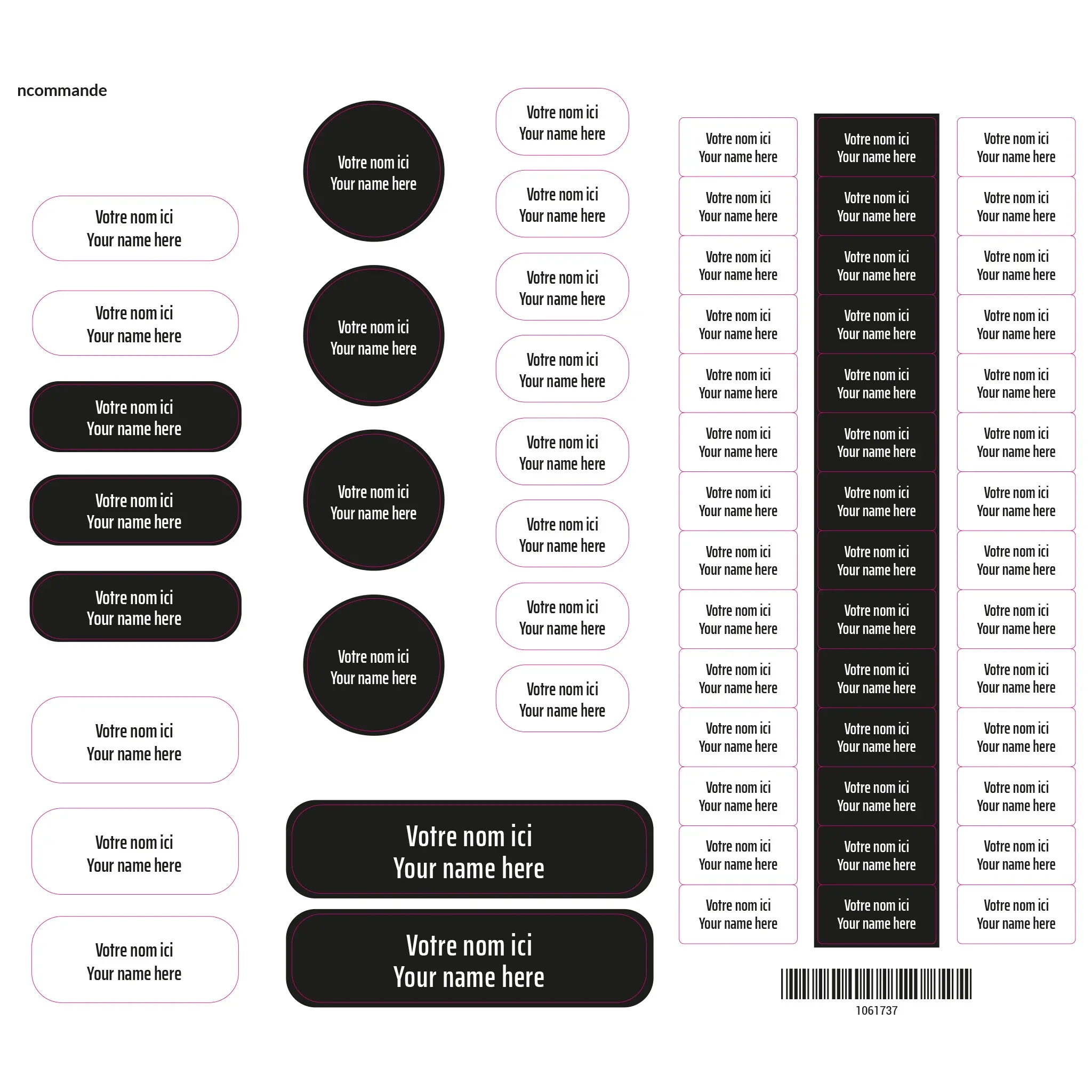 Étiquettes Essentiel - Universelles - Image 2